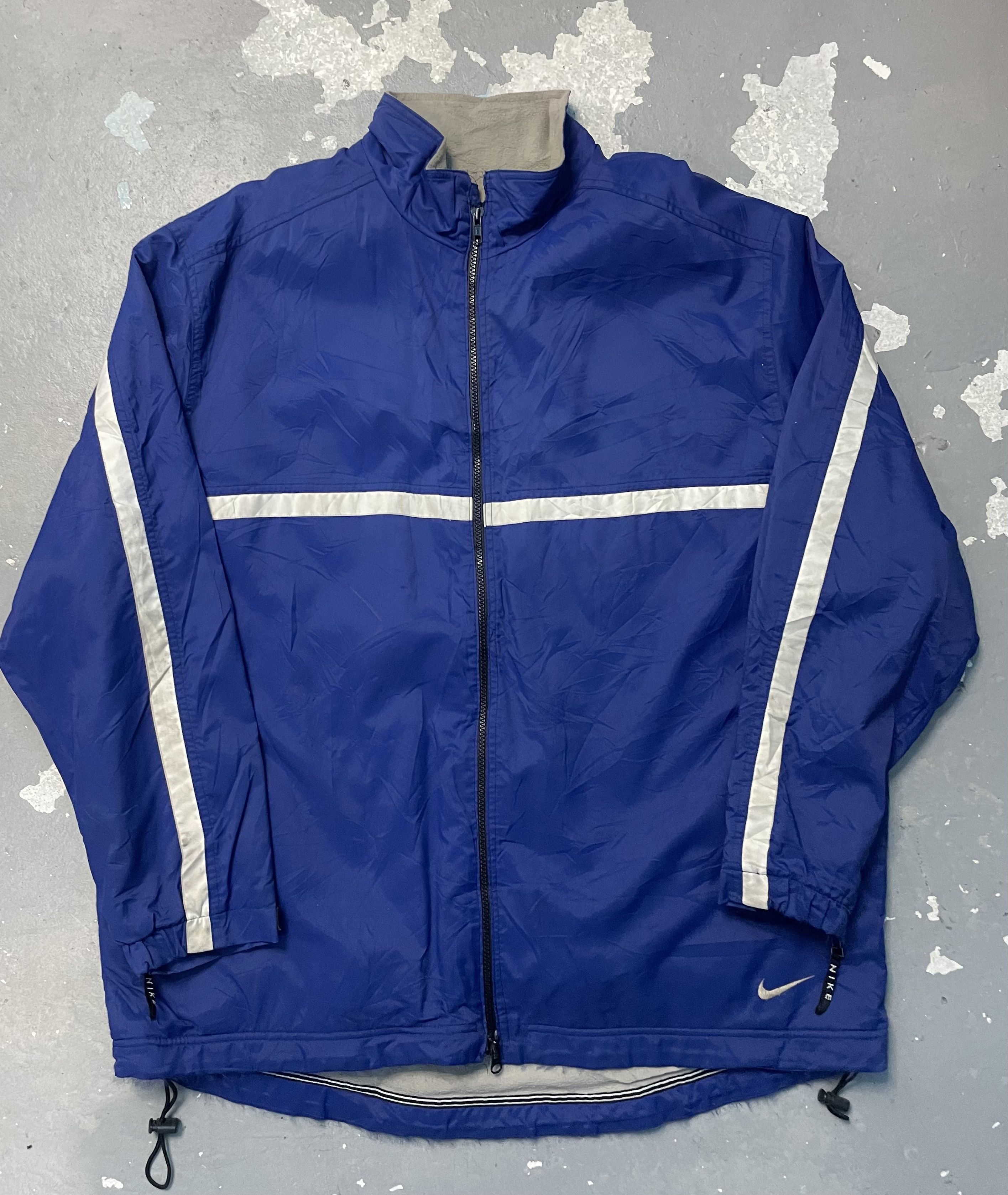 Nike Nike Blue Windbreaker Jacket Size US XL / EU 56 / 4 - 1 Thumbnail