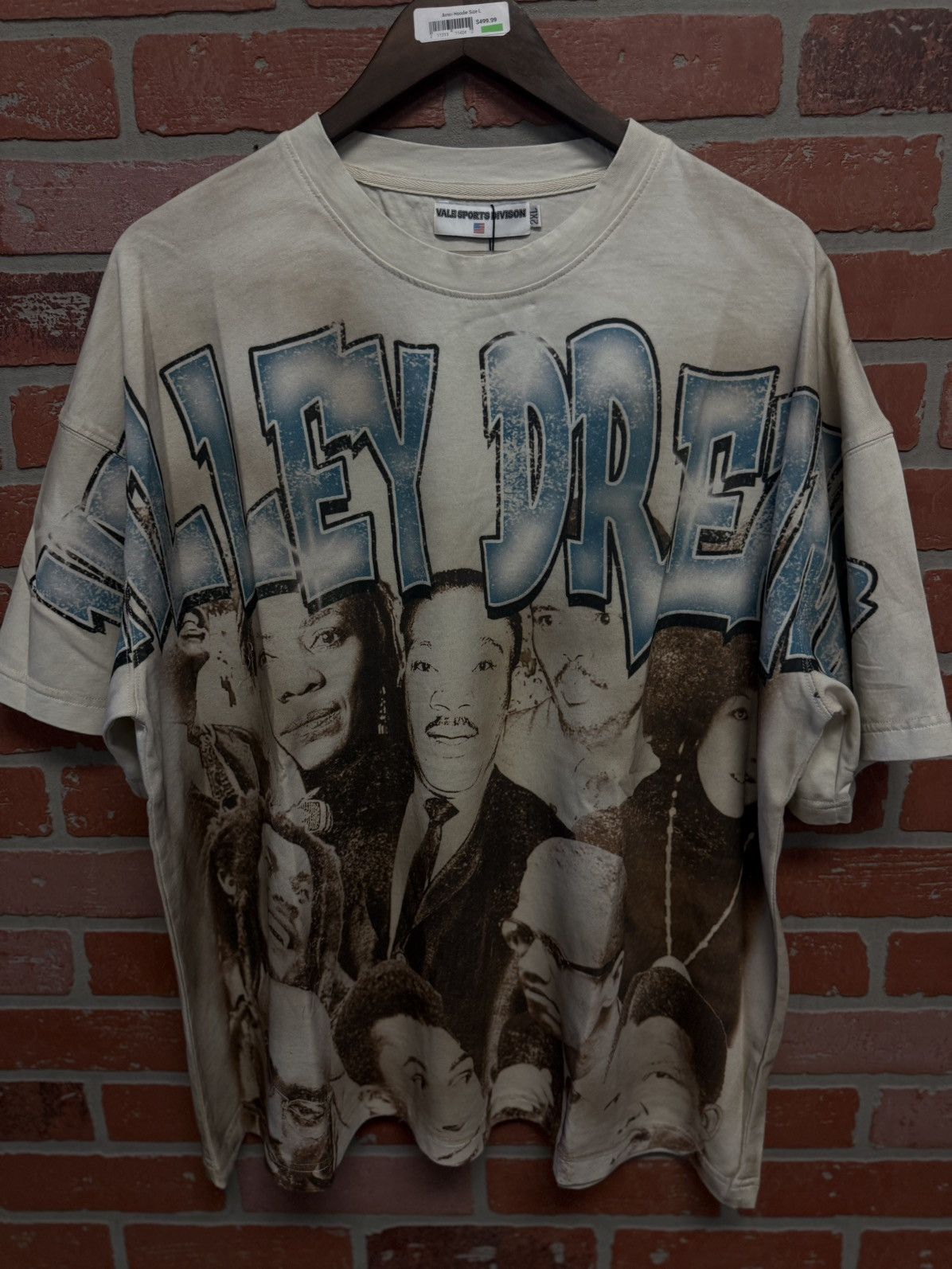 Vale Valley Rushmore Tee Size XXL Brand New Cream Blue Size US XXL / EU 58 / 5 - 4 Thumbnail