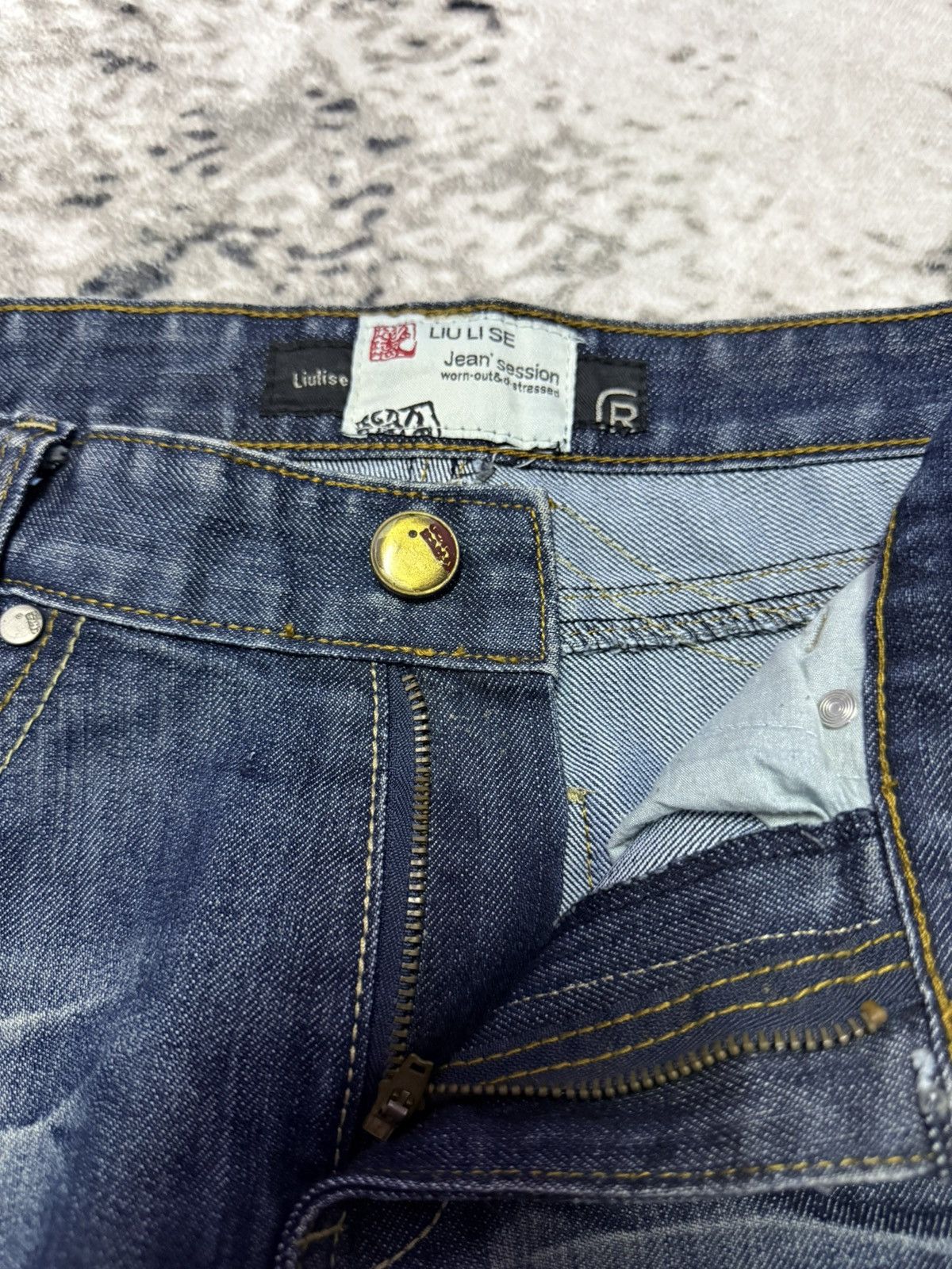Japanese Brand Tornado Mart Style Studded Tribal Denim Japanese Brand Size US 30 / EU 46 - 15 Thumbnail