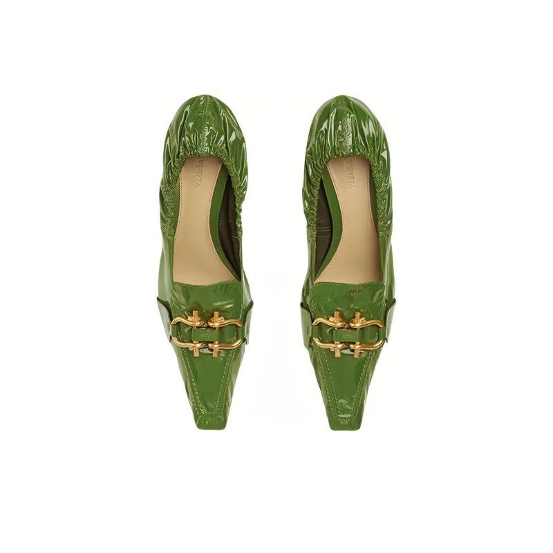 Bottega Veneta o1n1vont1124 Madame Calfskin Pumps in Jalapeno Size US 11 / IT 41 - 3 Thumbnail