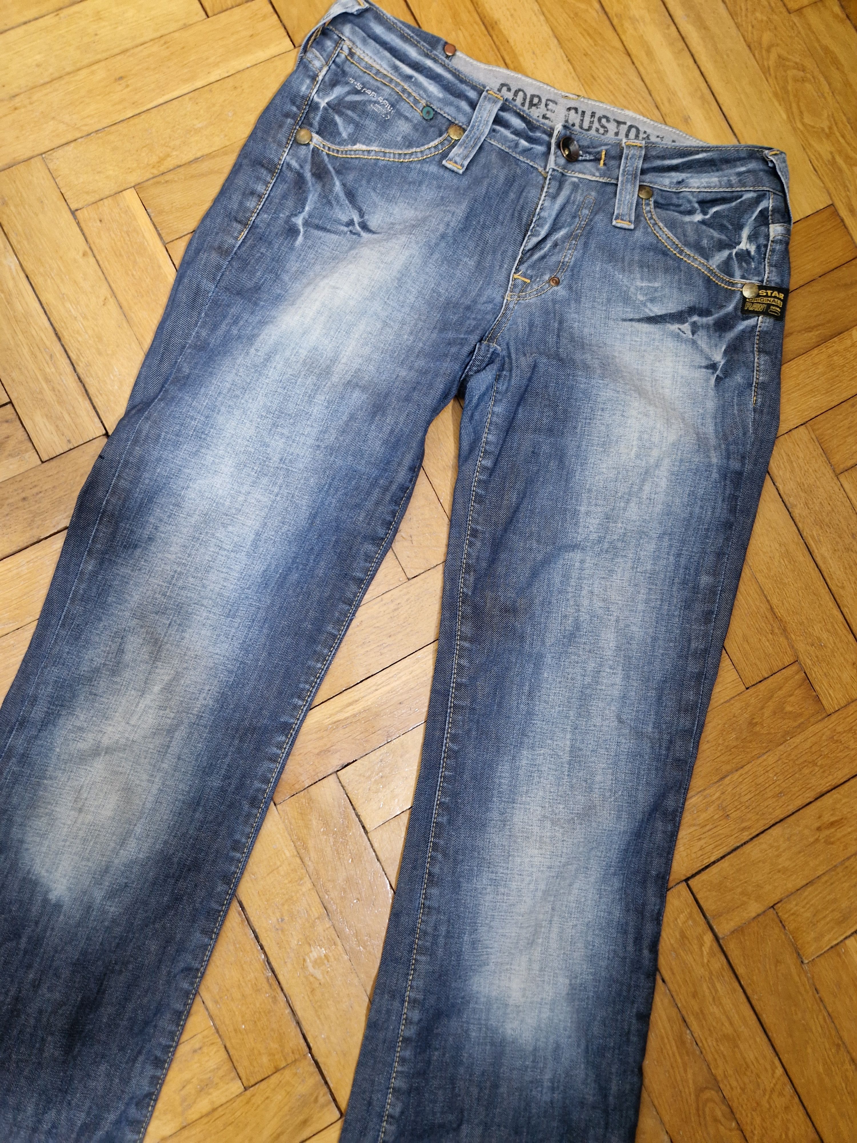G-Star × Vintage G-Star Raw vintage low waist denim pants flare y2k Size 27" / US 4 / IT 40 - 4 Thumbnail