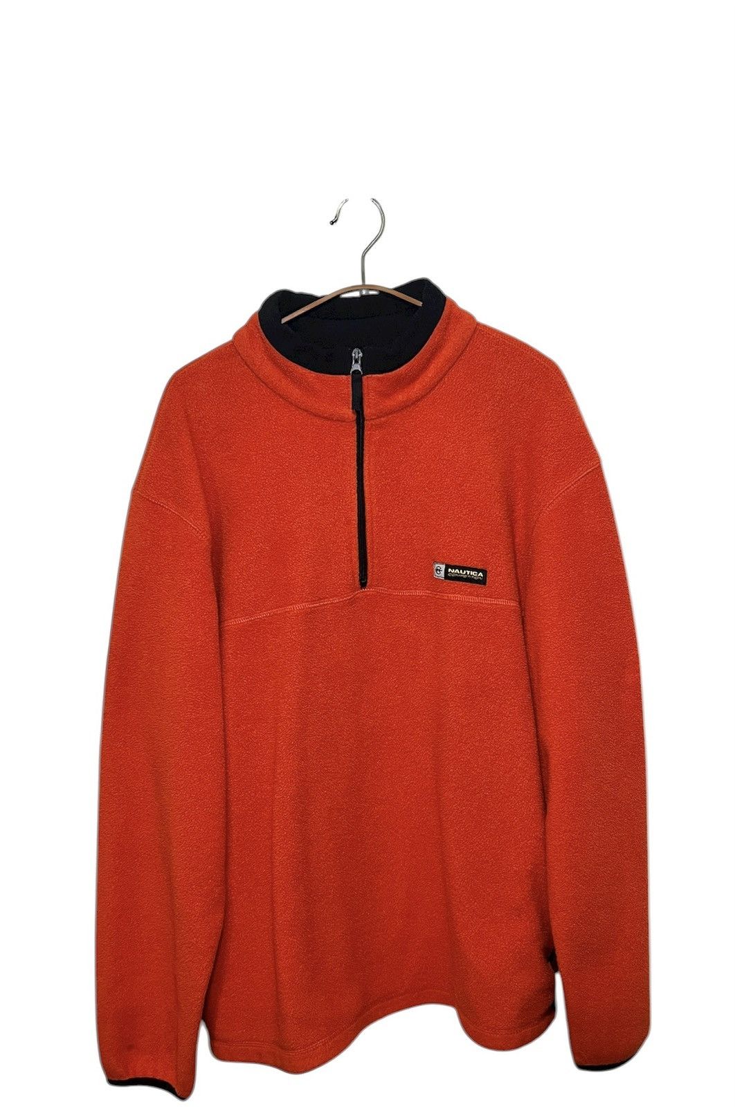 Nautica Y2K Nautica Competition Red Fleece Quarter Zip Pullover Size US L / EU 52-54 / 3 - 2 Thumbnail