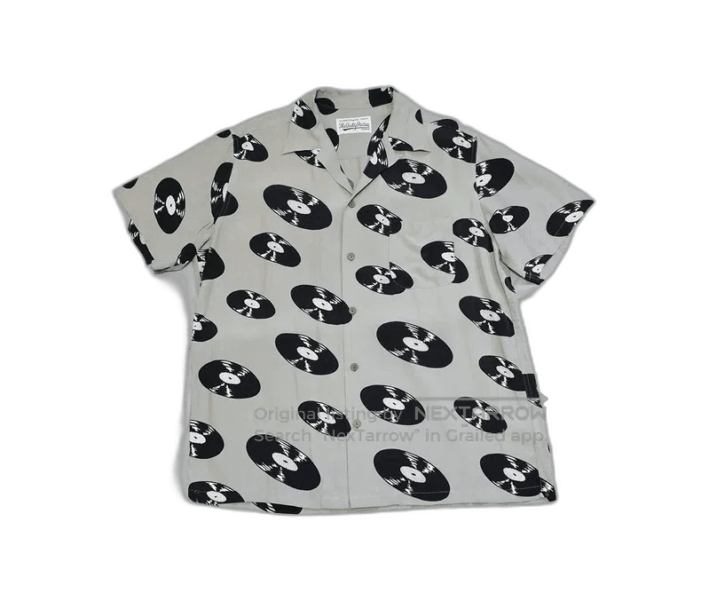 Wacko Maria WACKO MARIA Gray Hawaiian Short Sleeve Shirt Size US L / EU 52-54 / 3 - 1 Thumbnail
