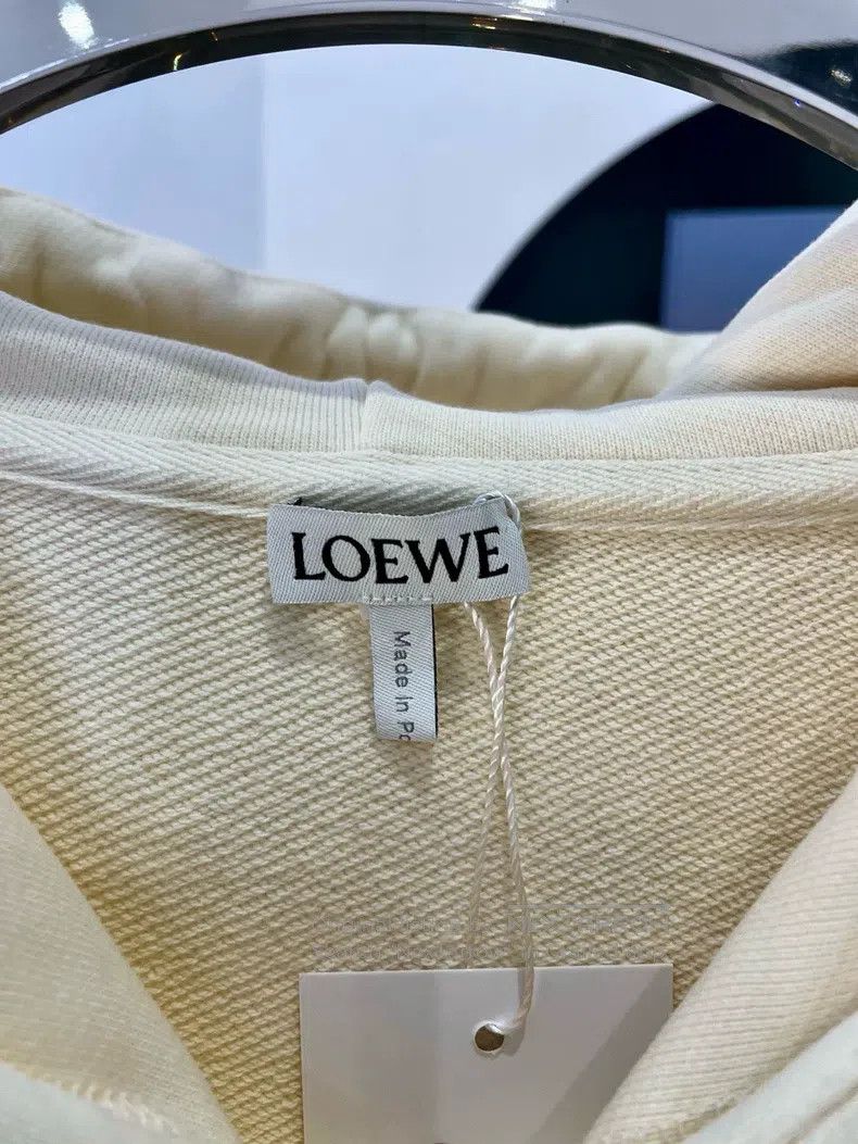 Loewe Loewe Hooded Cotton Sweatshirt Size S / US 4 / IT 40 - 3 Thumbnail