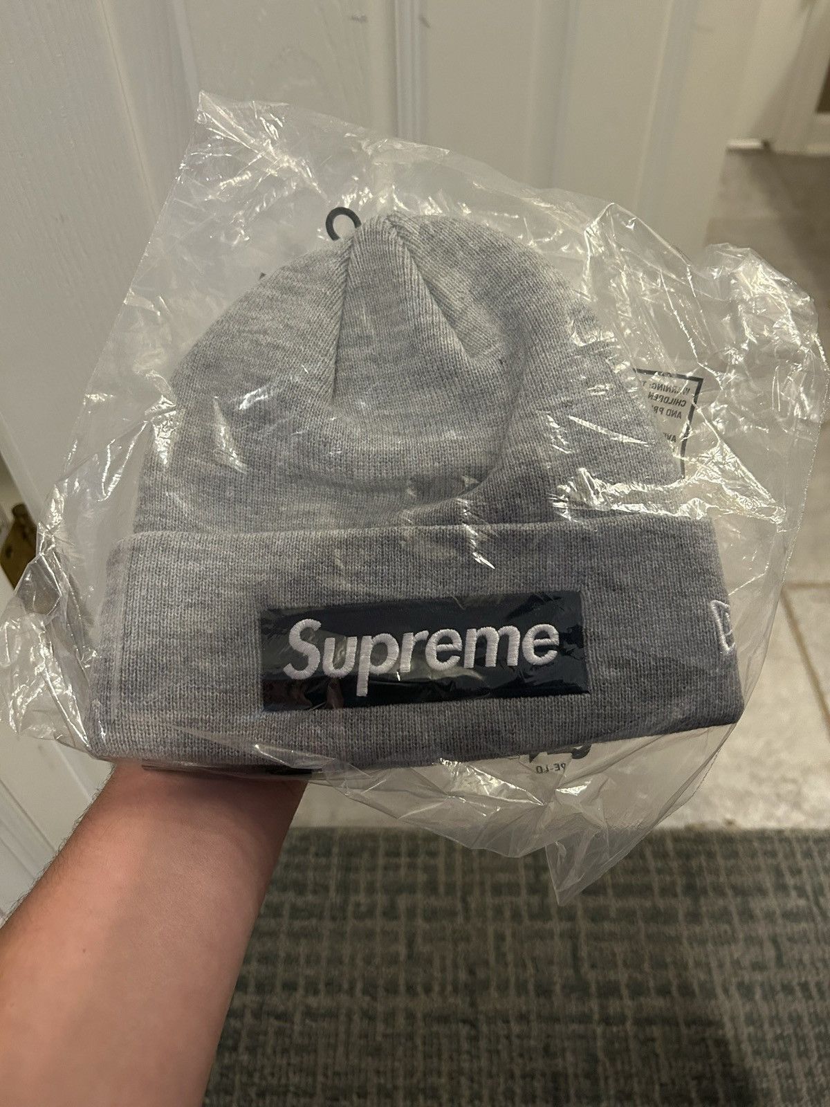 New Era × Supreme Supreme x New Era box logo beanie Size ONE SIZE - 2 Thumbnail