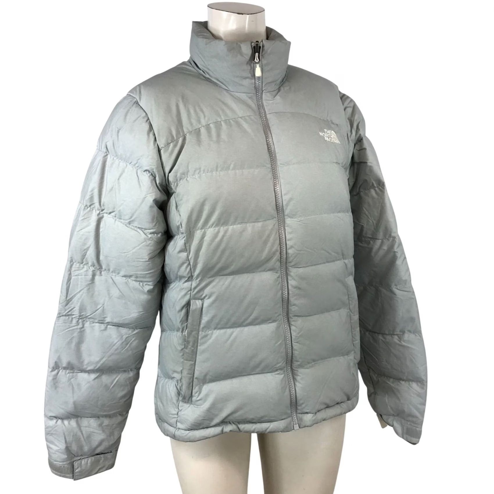 The North Face THE NORTH FACE Women MEDIUM Gray FULL ZIP 700 DOWN VEST COAT Size M / US 6-8 / IT 42-44 - 2 Thumbnail