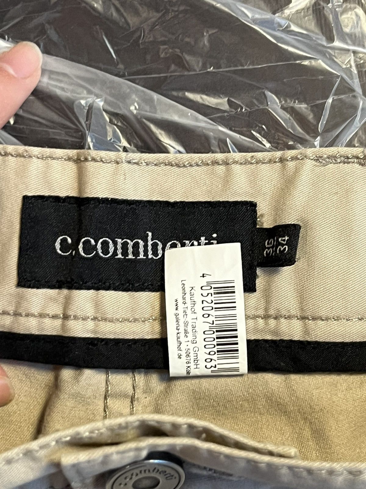 Japanese Brand S. Comberti Beige Straight-Leg Trousers Size US 36 / EU 52 - 5 Thumbnail