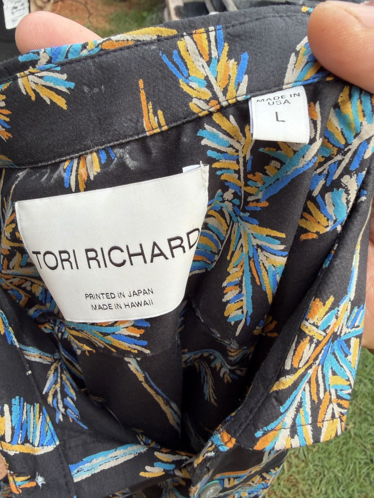 Tori Richard PreOwned Tori Richard Hawaiian Print Multicolored Men's L Size US L / EU 52-54 / 3 - 4 Thumbnail
