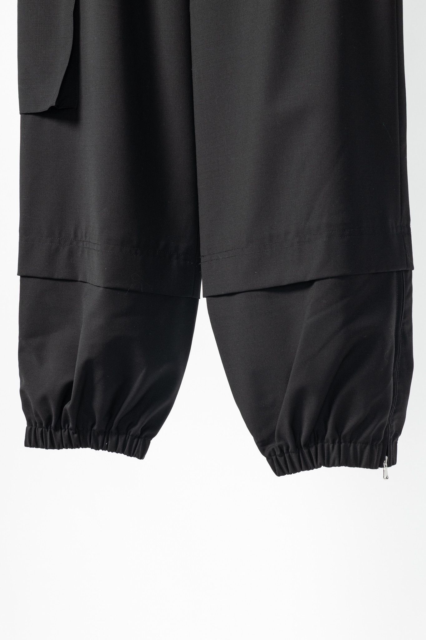 Tibi Tibi Wilt Black Tropical Wool Pull-On Jogger Size 28" / US 6 / IT 42 - 6 Thumbnail