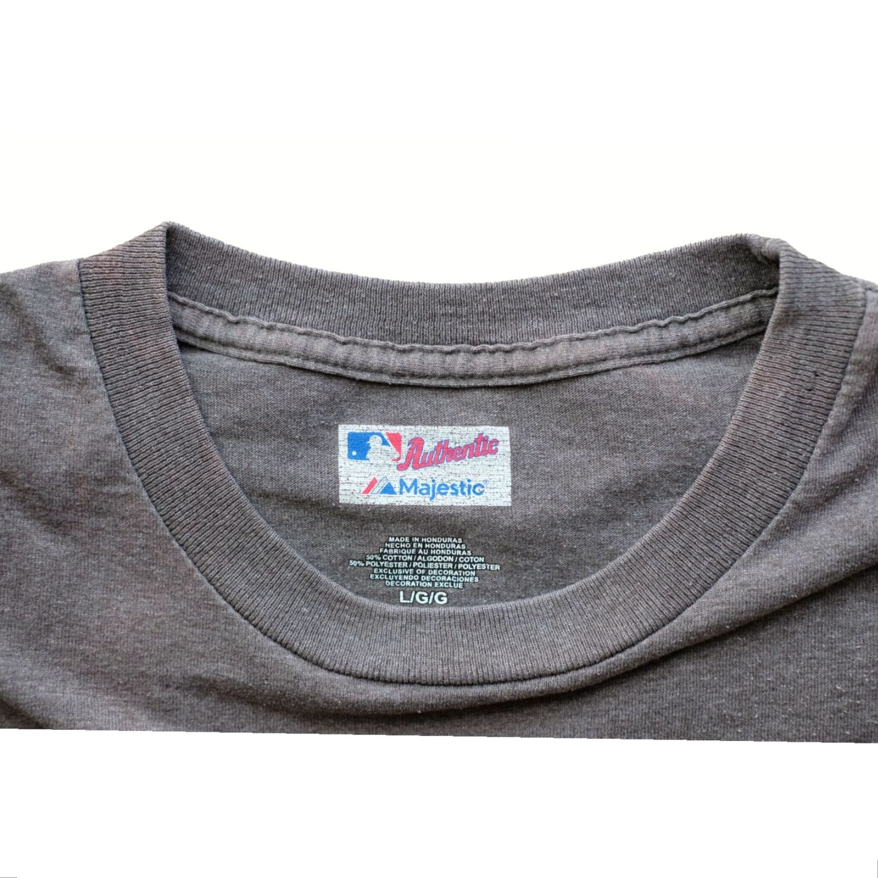 MLB VINTAGE Majestic RED SOX MLB BASEBALL Gray T Shirt Mens Adult SZ L 90s 2000s Logo Graphic Print Crew Neck Short Sleeve Cotton Blend Size US L / EU 52-54 / 3 - 4 Thumbnail