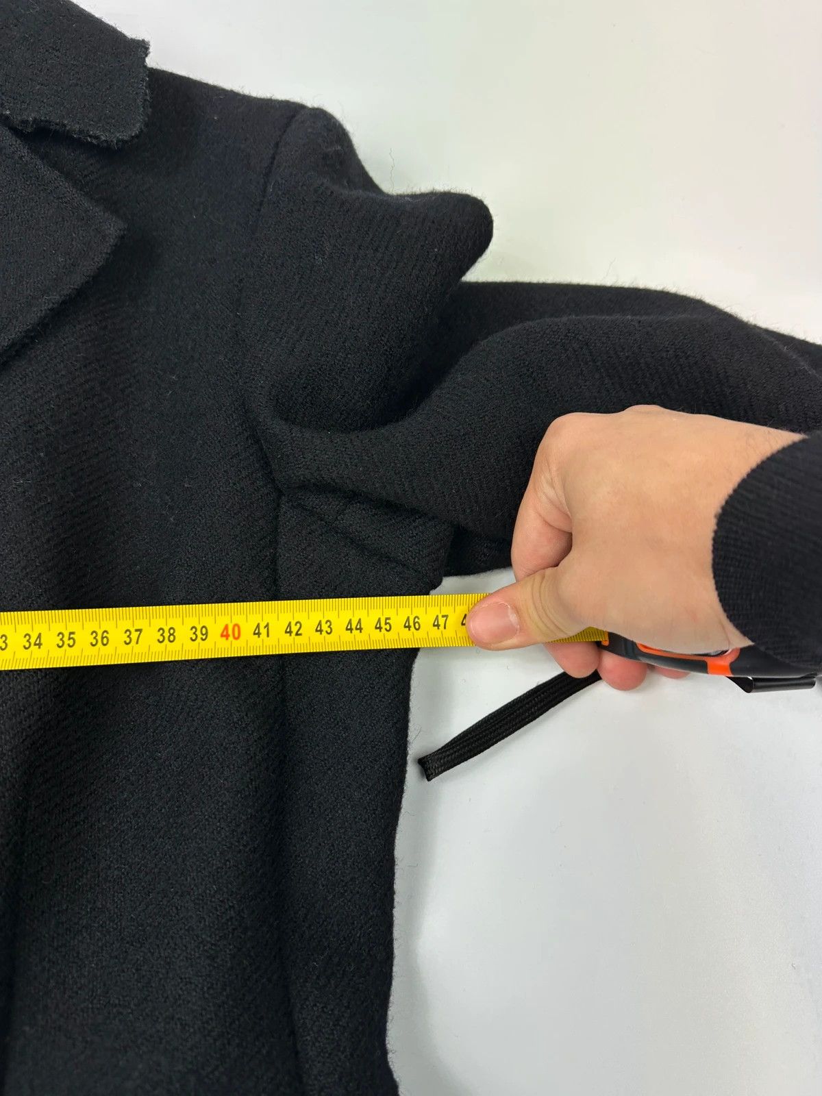 Miu Miu Miu Miu FW00-05 Black Wool & Mohair Long Trench Coat Size L / US 10 / IT 46 - 16 Thumbnail