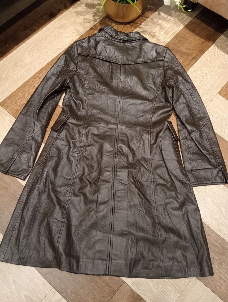 Balmain VINTAGE BALMAIN LONG LEATHER JACKET - SIZE 11 Size S / US 4 / IT 40 - 14 Thumbnail