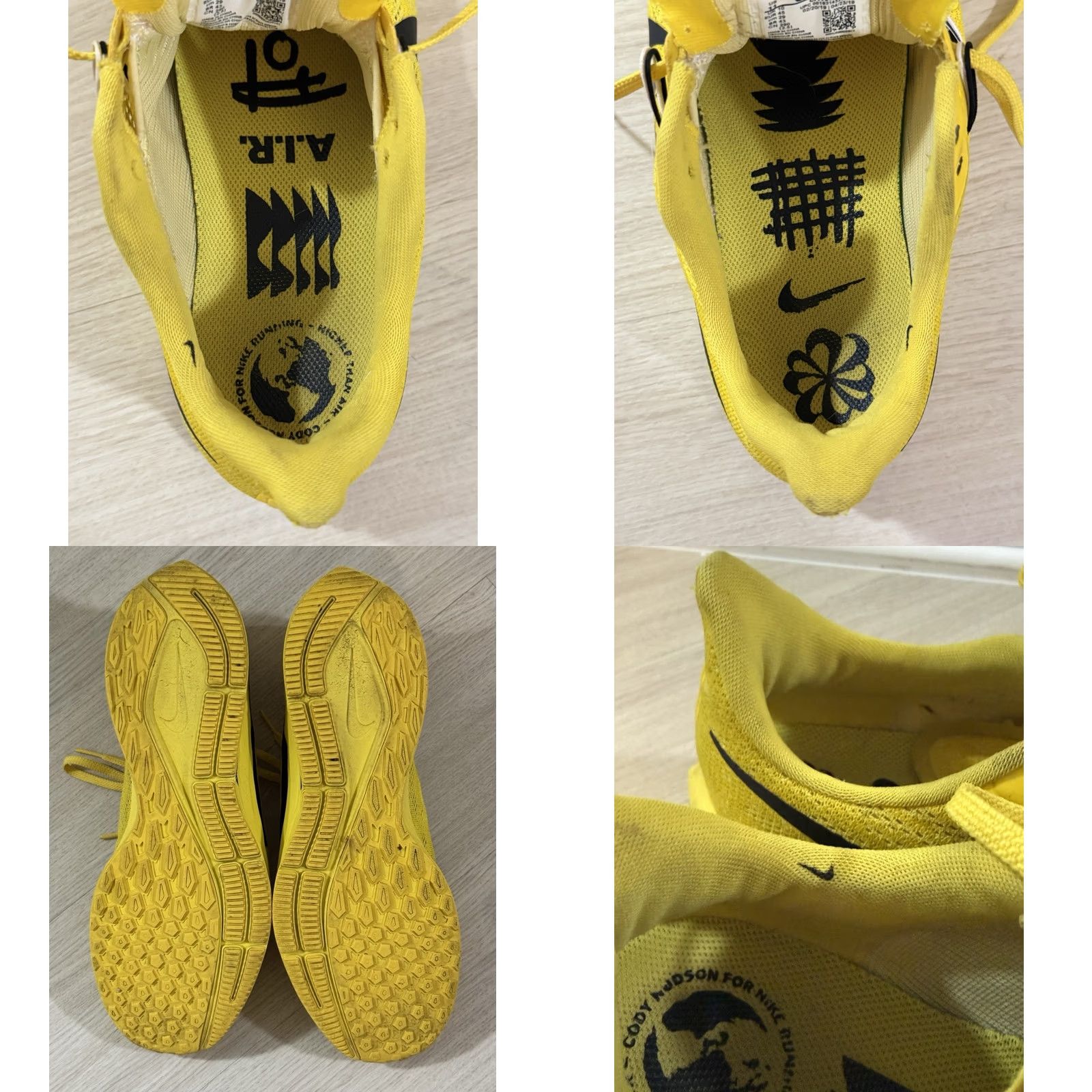 Nike Nike Air Zoom Pegasus 36 Cody Hudson x Chrome Yellow - Size 11 Men Sneakers Size US 11 / EU 44 - 9 Thumbnail