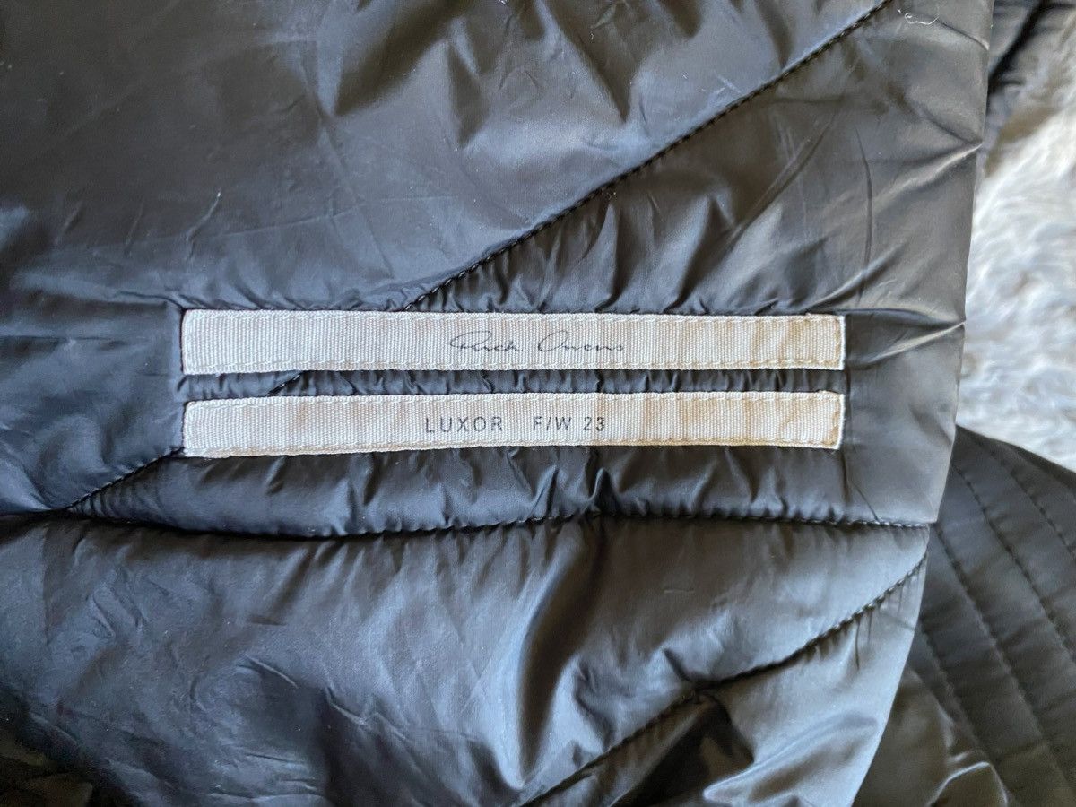 Rick Owens Rick Owens F/W 23 Luxor Cropped Flight Bomber Jacket Size US S / EU 44-46 / 1 - 13 Thumbnail
