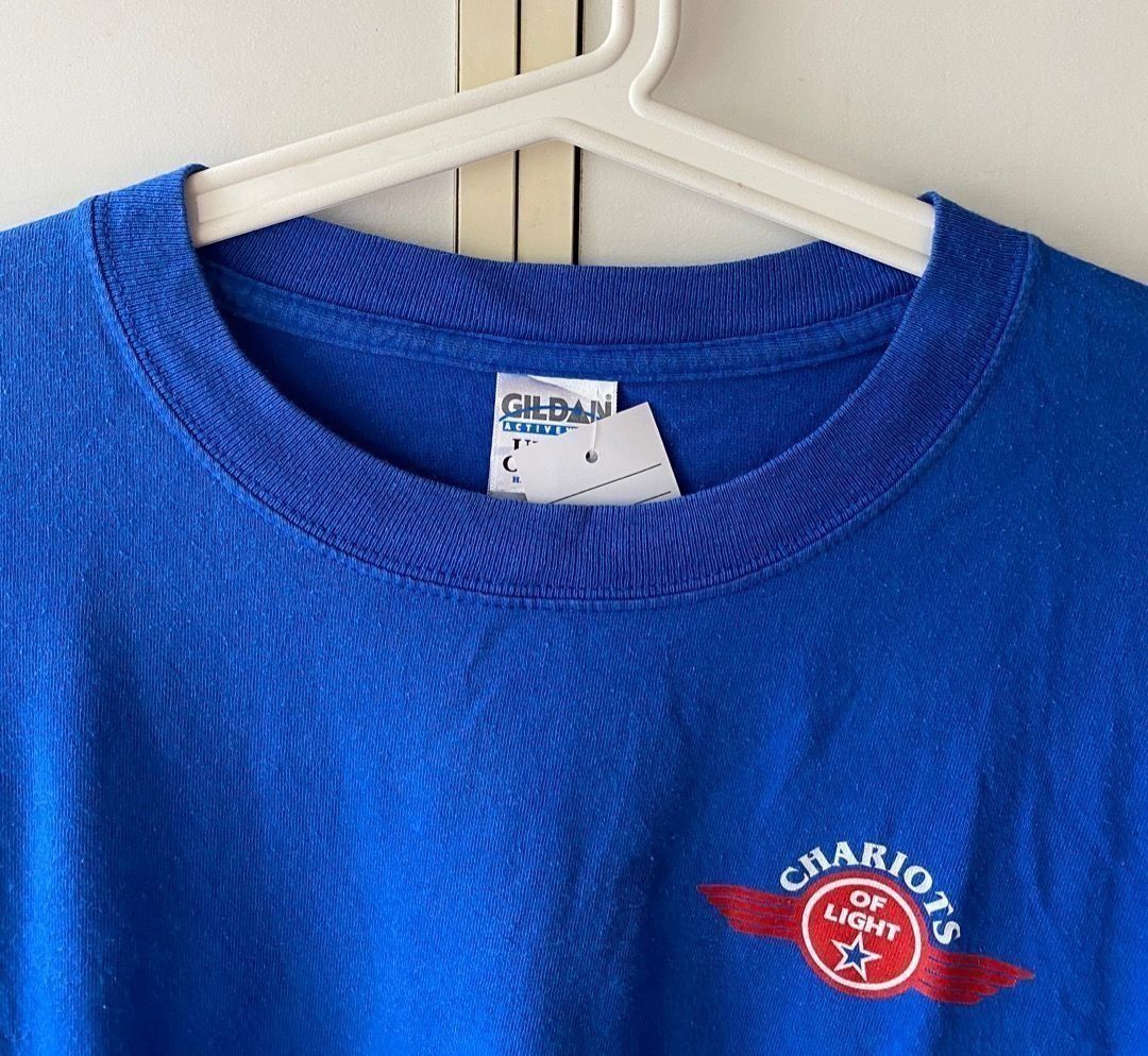 Gildan CHARIOT OF LIGHT FREEDOM TOUR LS T SHIRT Size US XXL / EU 58 / 5 - 5 Thumbnail