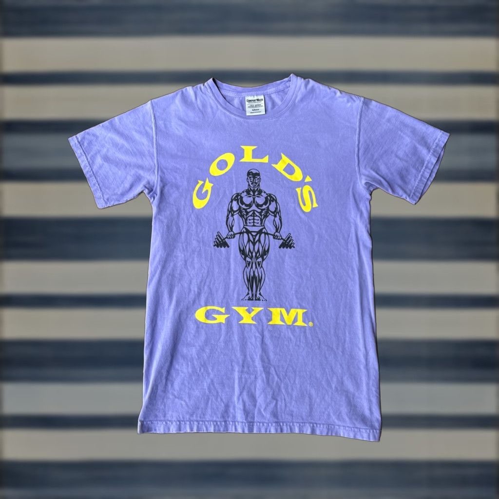 Vintage VINTAGE Golds Gym T-Shirt Mens Small Purple Workout Lifting Modern Size US S / EU 44-46 / 1 - 1 Thumbnail