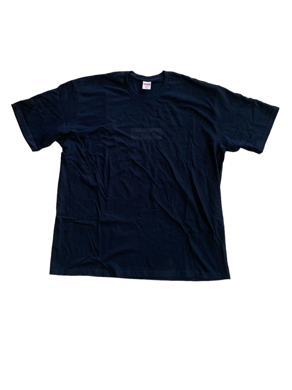 Supreme Tonal Box Logo T-shirt | Blue | FARFETCH