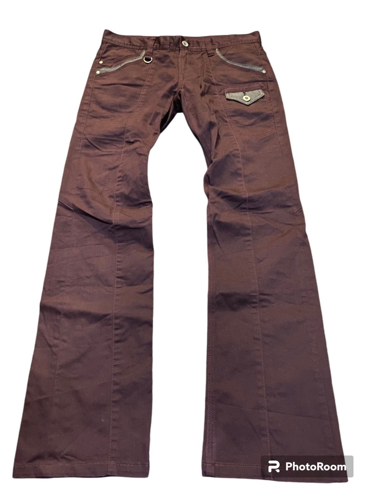 HIDEAWAYS × Japanese Brand × Nicole Club Flare pants Hideaways Boot Cut Size US 31 - 1 Thumbnail