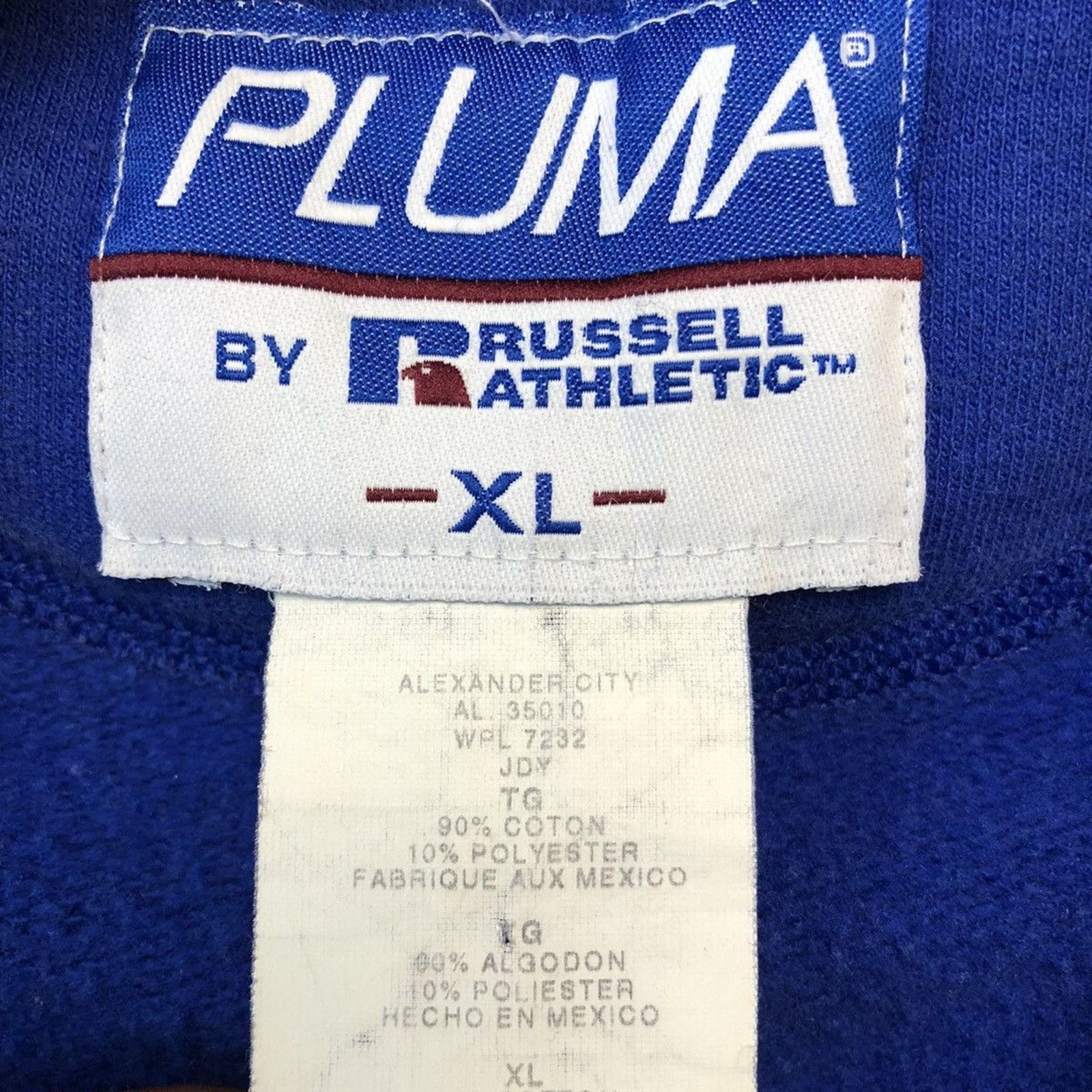 Russell Athletic × Vintage Vintage Russell Athletic Sweatshirt Pluma Pullover 90s Crew Size US L / EU 52-54 / 3 - 3 Thumbnail