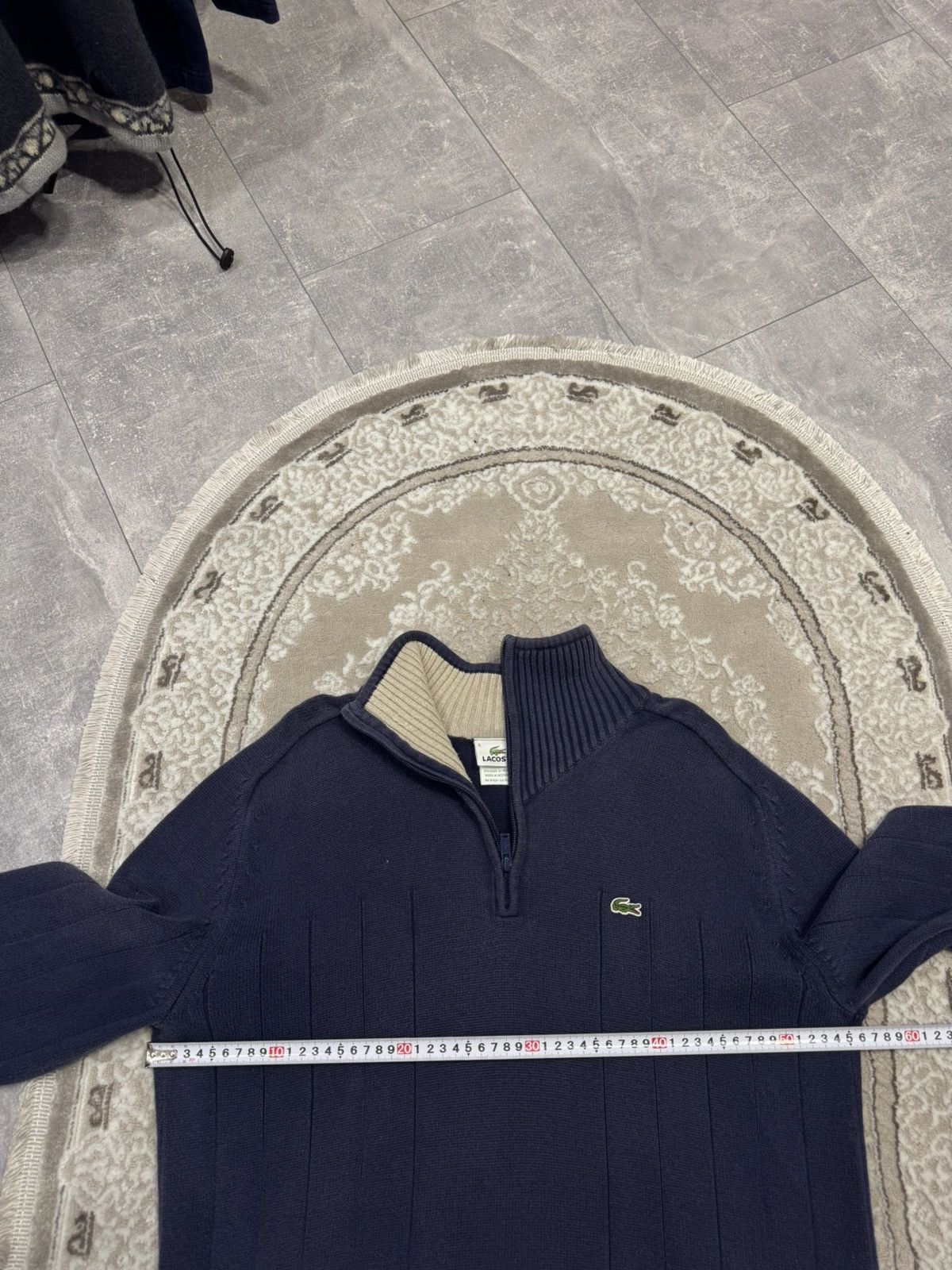 Lacoste 🐊 Vintage Lacoste 1/3 Zip Sweatshirt Hoodie Y2K Size US L / EU 52-54 / 3 - 4 Thumbnail
