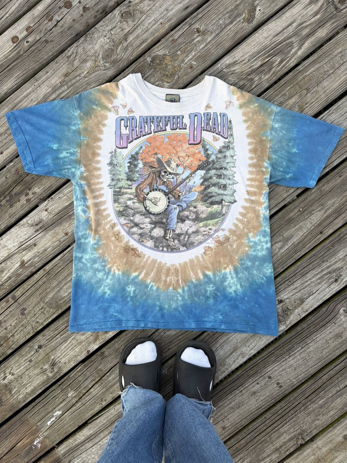 Liquid Blue 1994 Grateful Dead tour AOP graphic shirt Size US XL / EU 56 / 4 - 1 Thumbnail
