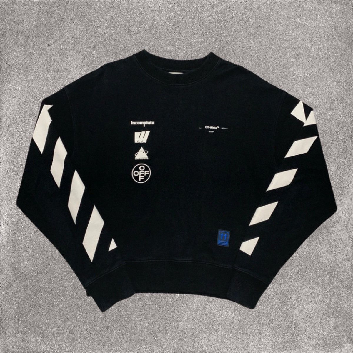 Off-White Off White XXS Mariana Silva Painting Black Sweatshirt Virgil Size US XXS / EU 40 - 2 Thumbnail