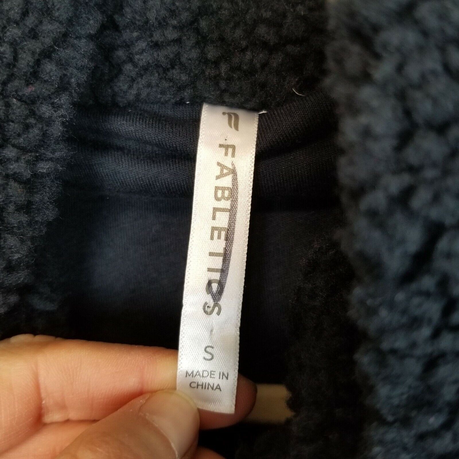 Fabletics Fabletics Womens Lotta Teddy Jacket Size S Full Zip Hooded Size S / US 4 / IT 40 - 7 Thumbnail