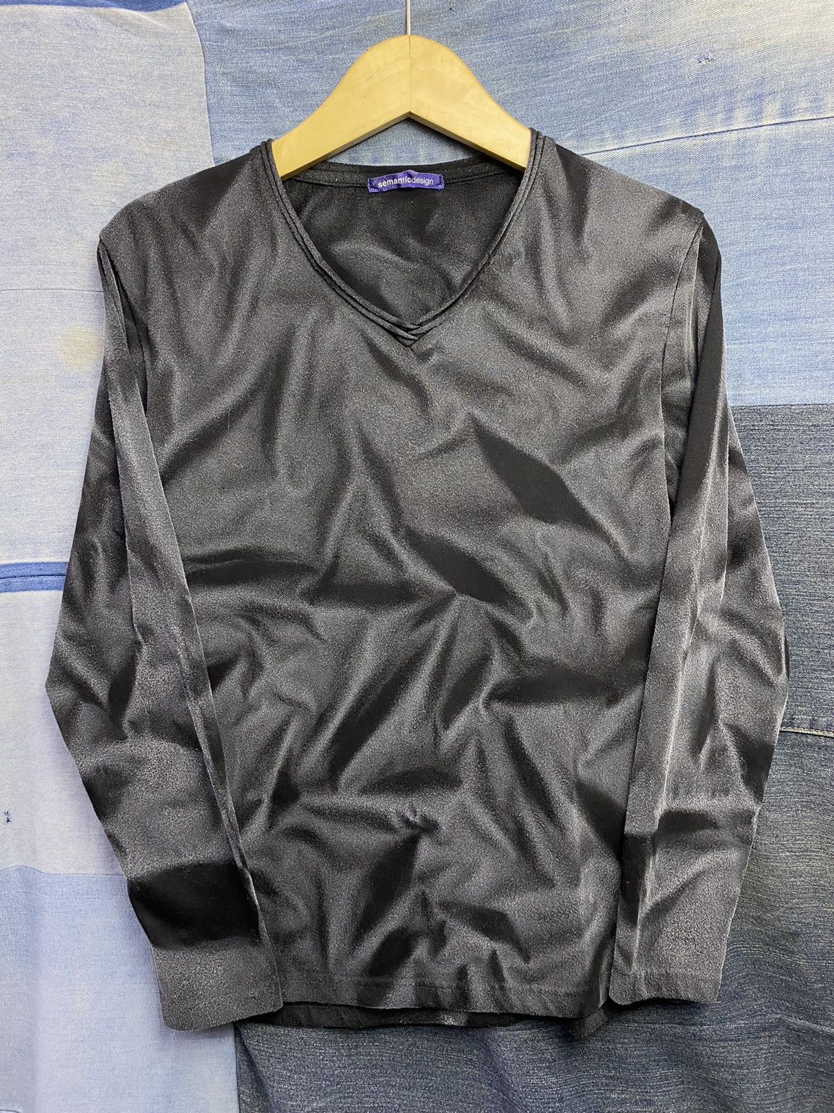 If Six Was Nine × Japanese Brand × semanticdesign 2000s smoke wash semantic design longsleeve Size US M / EU 48-50 / 2 - 10 Thumbnail