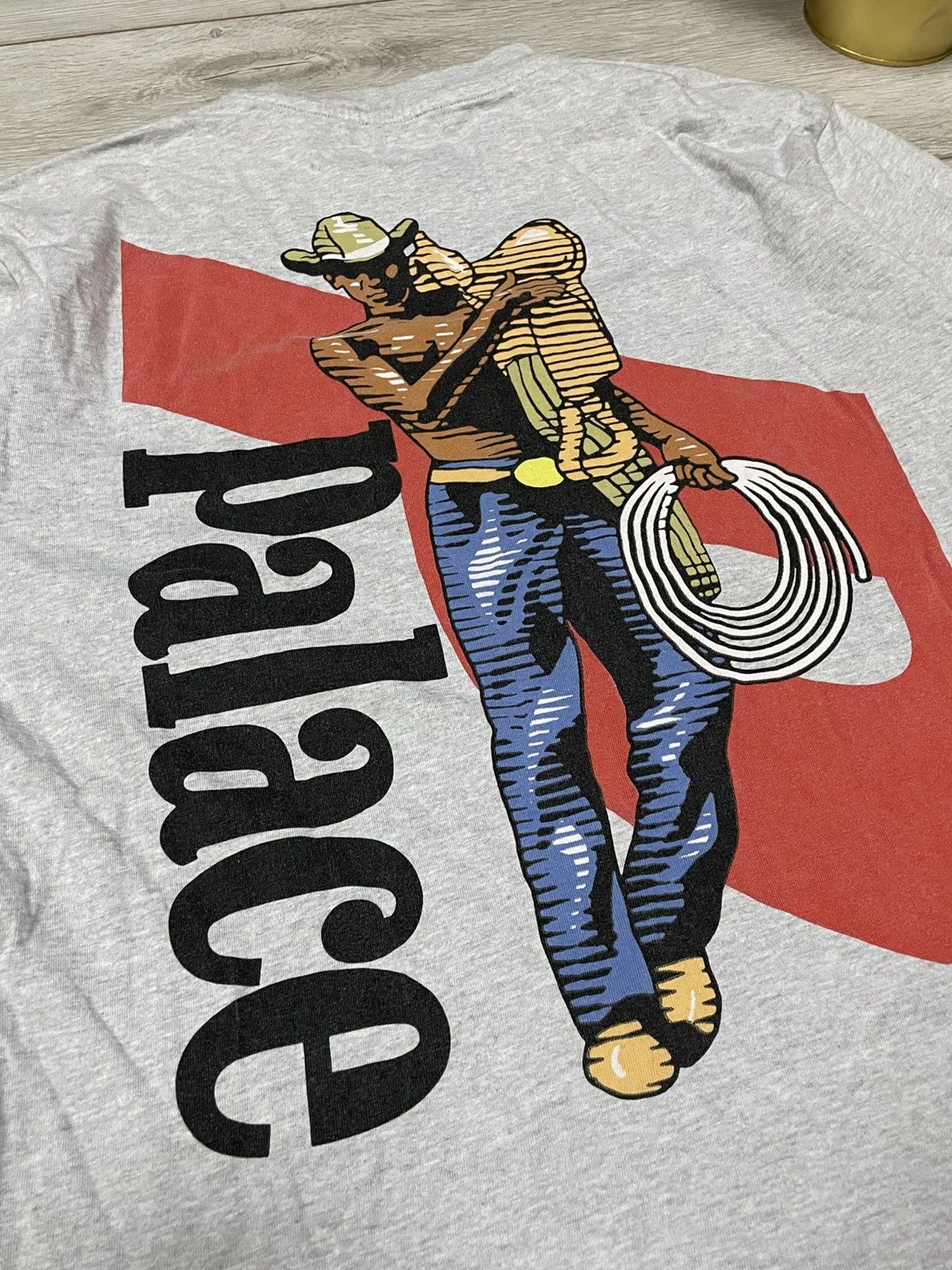 Palace Saves Marlboro Man Logo T-Shirt Pistachio Green