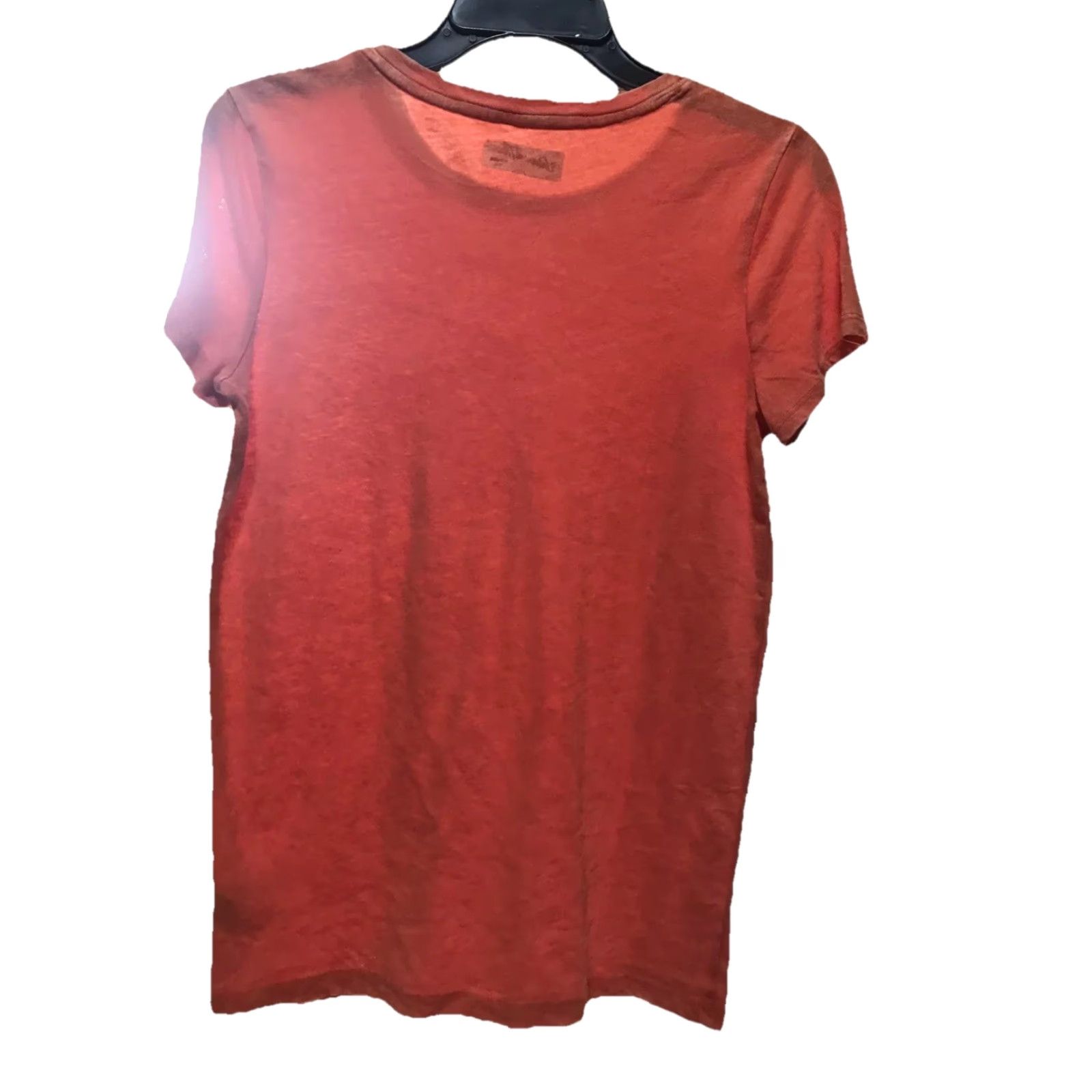 Vintage Universal Thread Women's Orange Cotton T-Shirt XS Short Sleeve Casual Basic Size XS / US 0-2 / IT 36-38 - 2 Thumbnail