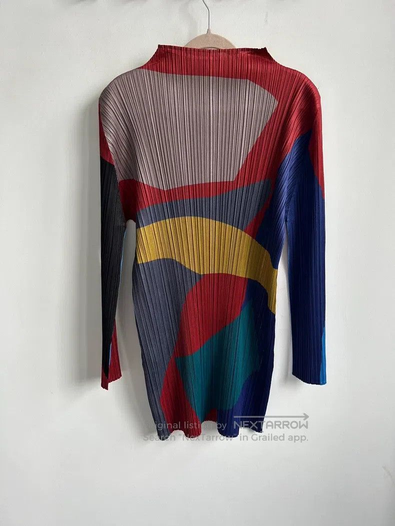 Issey Miyake Issey Miyake Red Long Sleeve Size XXL / US 16-18 / IT 52-54 - 2 Thumbnail