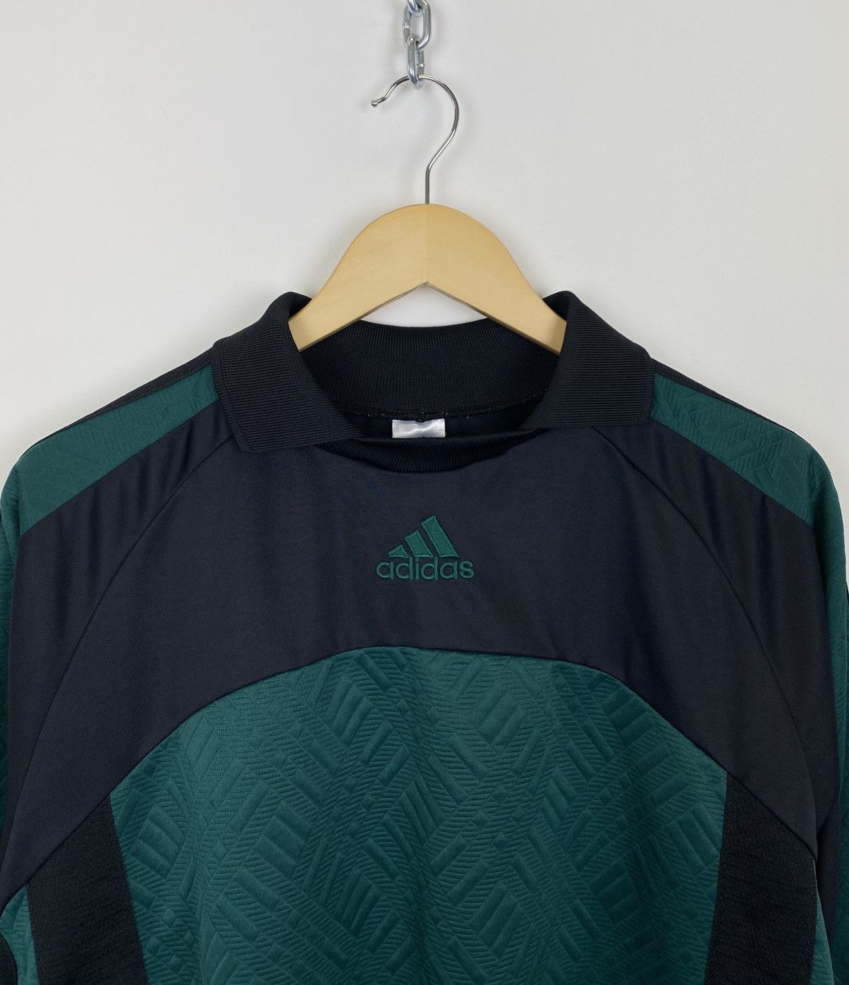 Adidas Vintage Adidas Keeper Long Sleeve Jersey Soccer Shirt Top Size US M / EU 48-50 / 2 - 2 Thumbnail