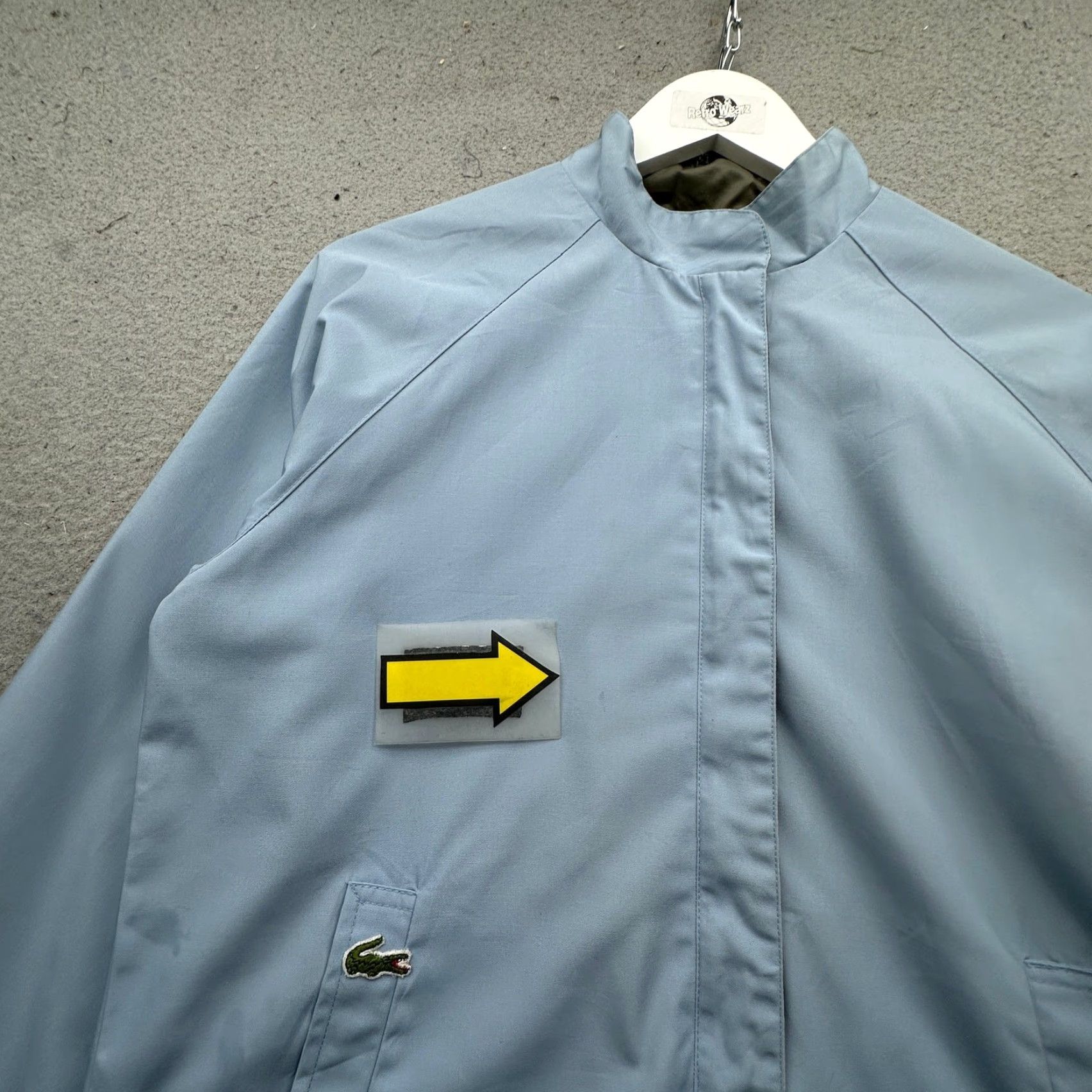 Lacoste VINTAGE Lacoste Jacket Reversible Nylon Polyester Blue Green 80s Mens Small Size US S / EU 44-46 / 1 - 7 Thumbnail