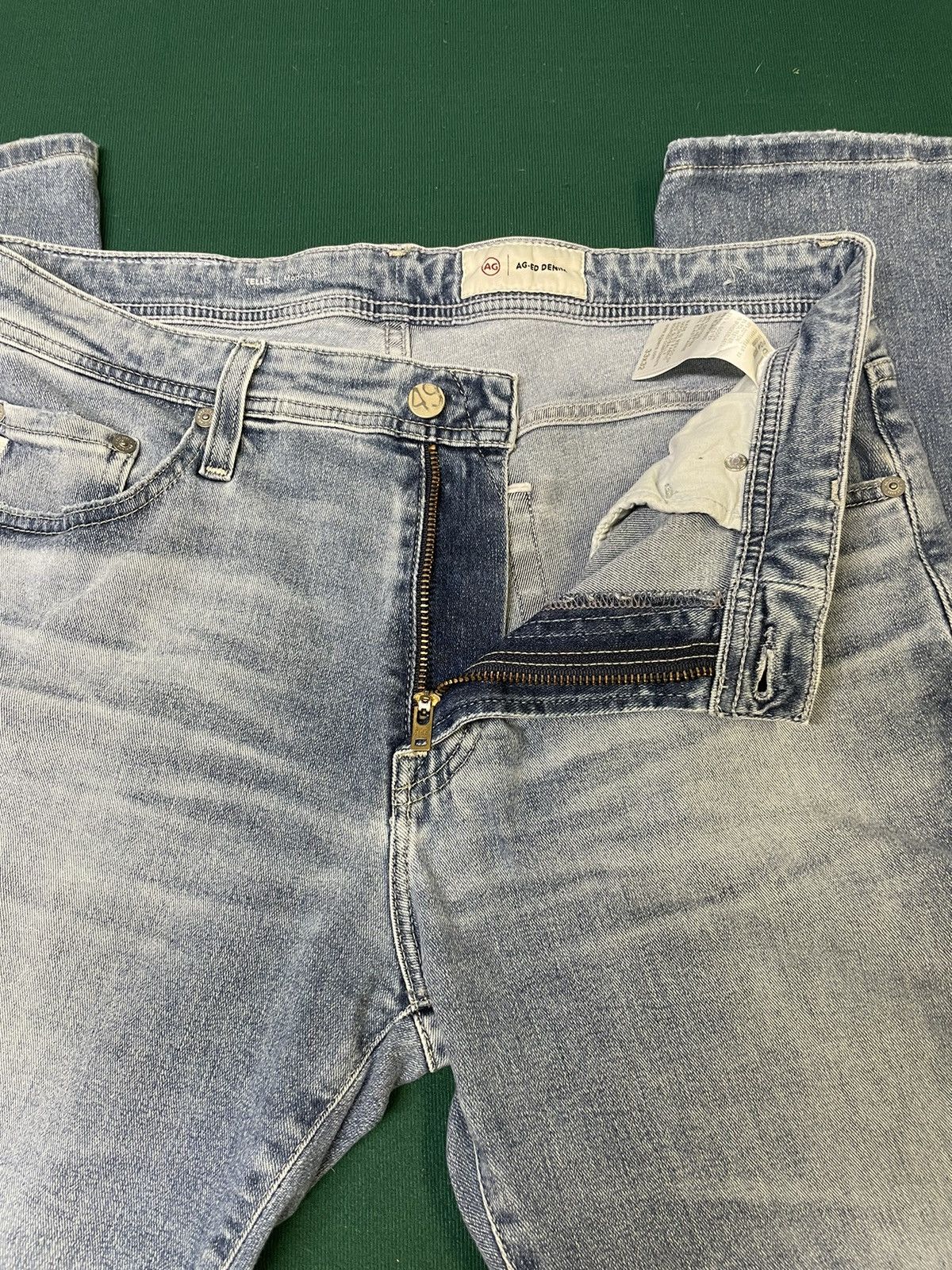 AG Adriano Goldschmied AG Jeans Tellis Modern Slim AG-Ed Denim Light Wash 33x32 Size US 33 - 5 Thumbnail