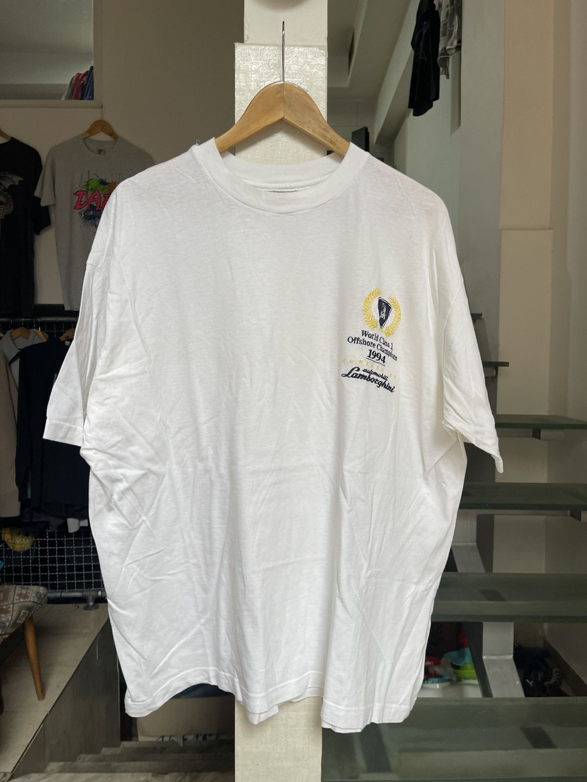Lamborghini Vintage Lamborghini 1994 Offshore Championship t shirt Size US XL / EU 56 / 4 - 1 Thumbnail