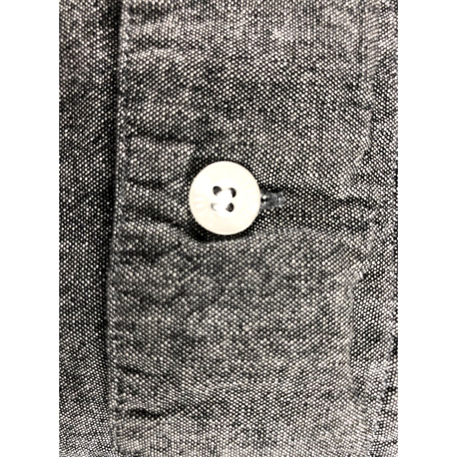 Vintage Stussy Shirt XL Gray Cotton Short Sleeve Button-Up with Chest Pockets Mens Size US XL / EU 56 / 4 - 7 Thumbnail