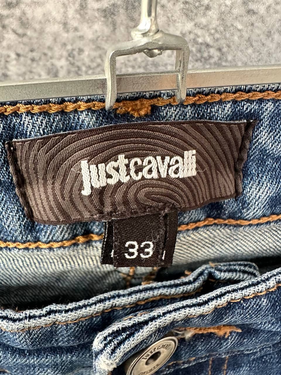 Just Cavalli Just Cavalli Denim Pants Distressed Jeans Blue Slimming Size US 33 - 15 Thumbnail