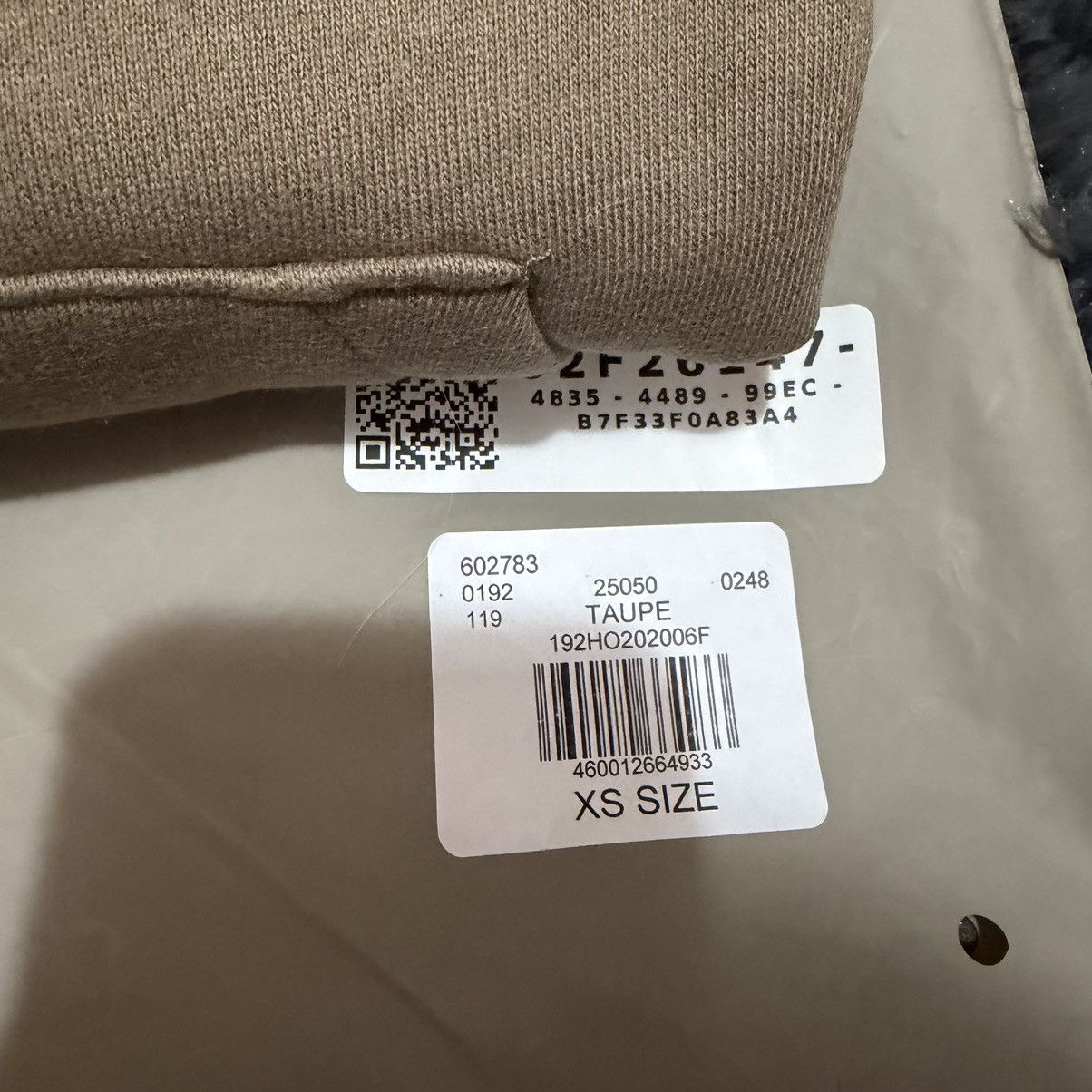 Essentials ESSENTIAL FEAR OF GOD TAUPE HOODIE ss20 Size US XS / EU 42 / 0 - 3 Thumbnail