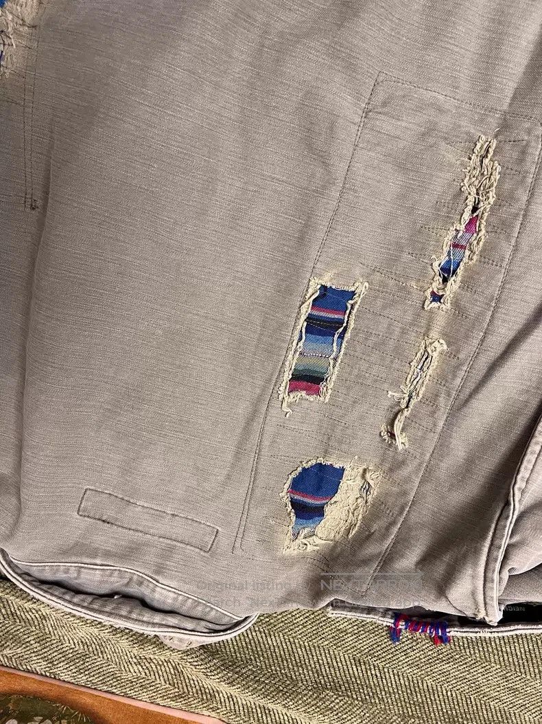 Neighborhood Neighborhood Sulfur Dyed Destroyed Work Jacket Size US XL / EU 56 / 4 - 7 Thumbnail