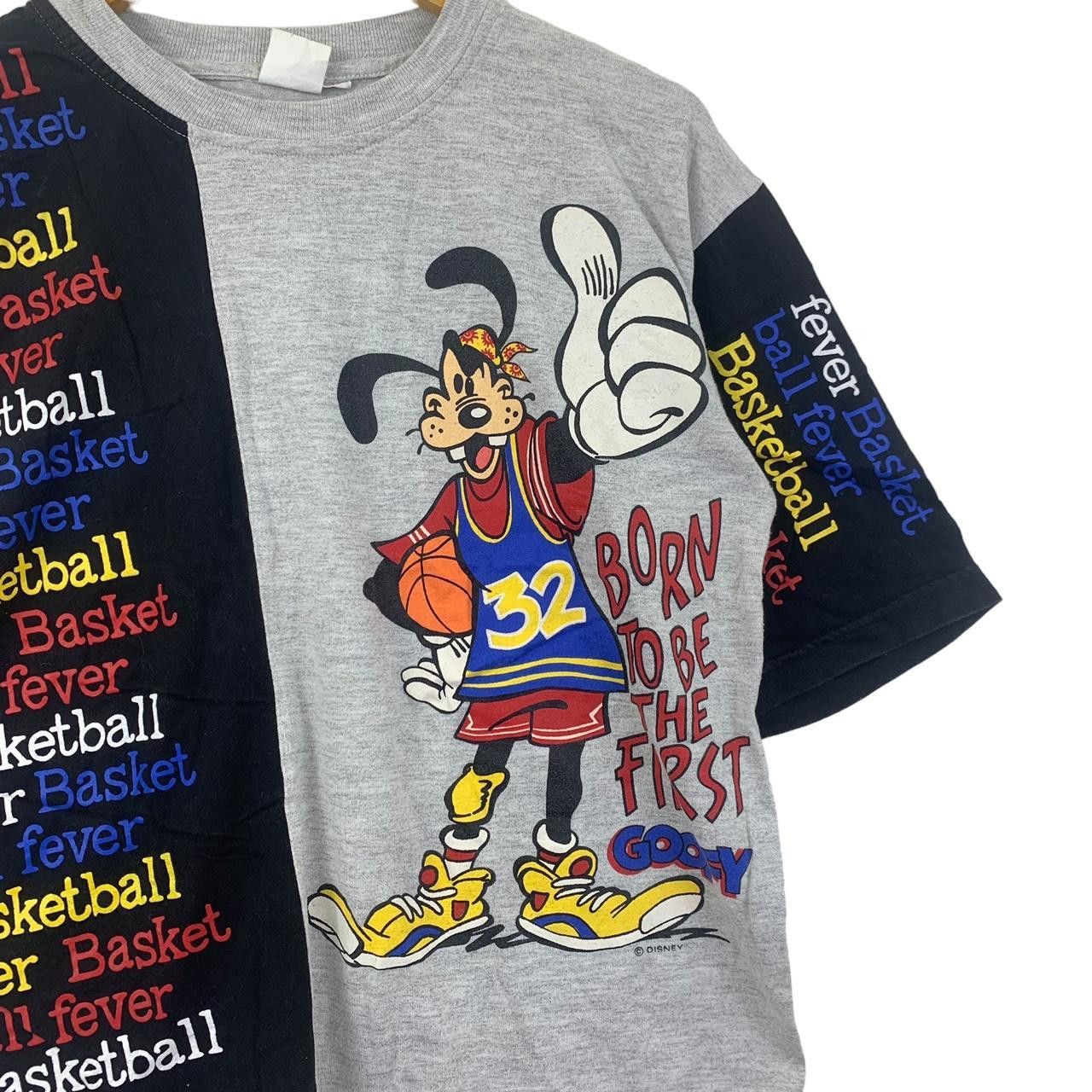 Vintage Vintage GOOFY BASKETBALL DISNEY Over Print Tee Shirt Top Size L / US 10 / IT 46 - 5 Thumbnail
