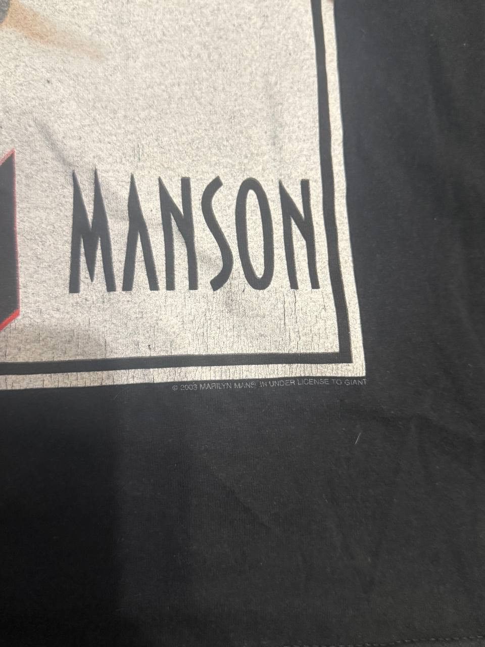 Fruit Of The Loom Marilyn Manson Golden Age Of Grotesque Vintage2003World Tour Size US L / EU 52-54 / 3 - 4 Thumbnail