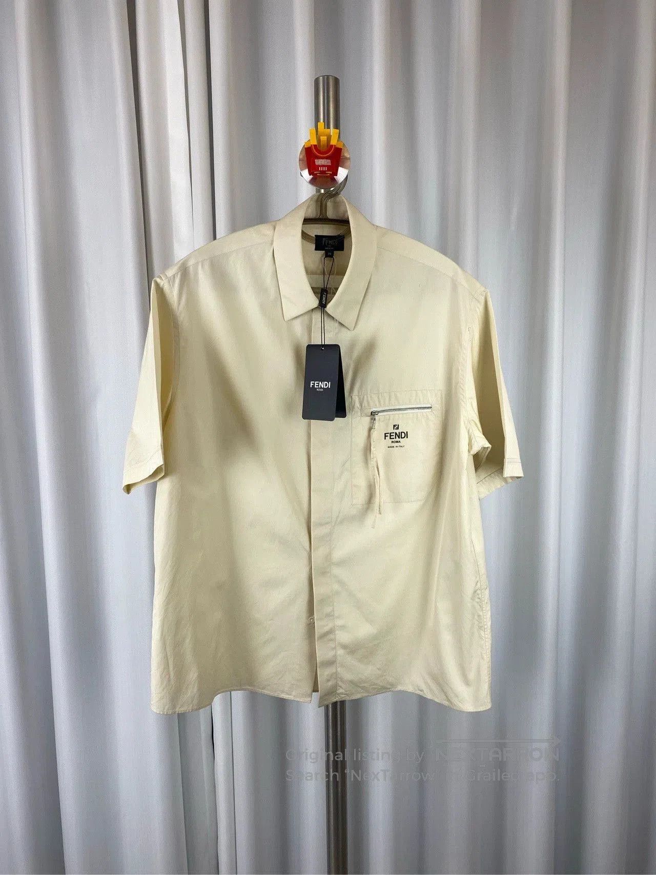 Fendi Fendi 2023 Beige Short Sleeve Shirt. Size US M / EU 48-50 / 2 - 1 Thumbnail