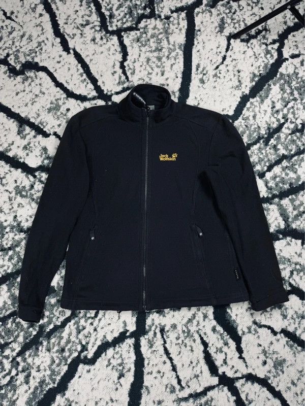Jack Wolfskin Jack Wolfskin Zip Fleece Black Yellow L Size L / US 10 / IT 46 - 1 Thumbnail