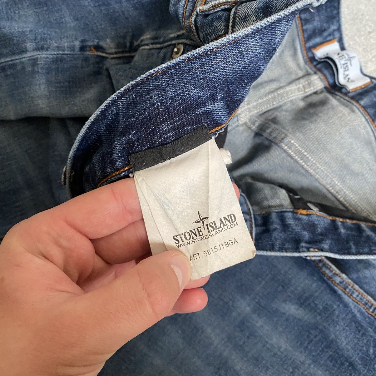 Stone Island Stone Island Jeans Denim Pants Vintage Logo y2k archive Size US 36 / EU 52 - 15 Thumbnail