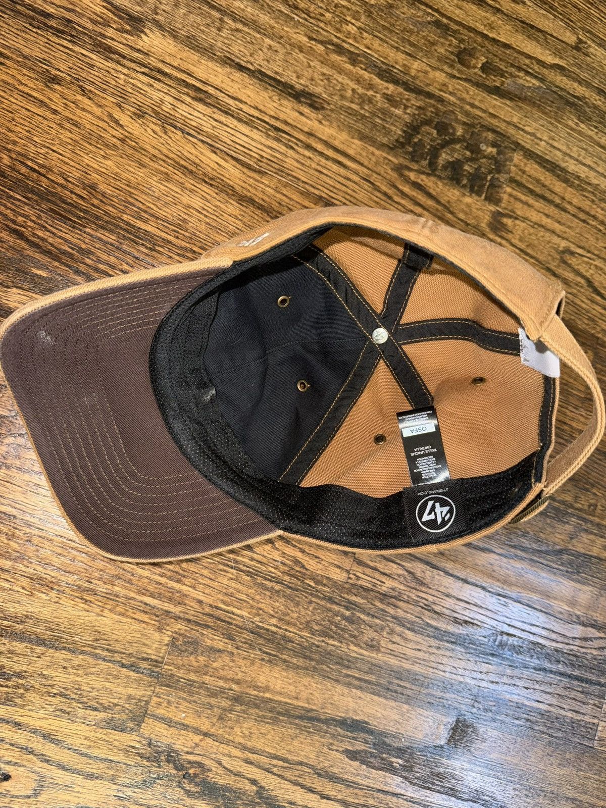 47 Brand × Carhartt Los Angeles Lakers X Carhartt Tan Strap-back Baseball Cap Size ONE SIZE - 3 Thumbnail