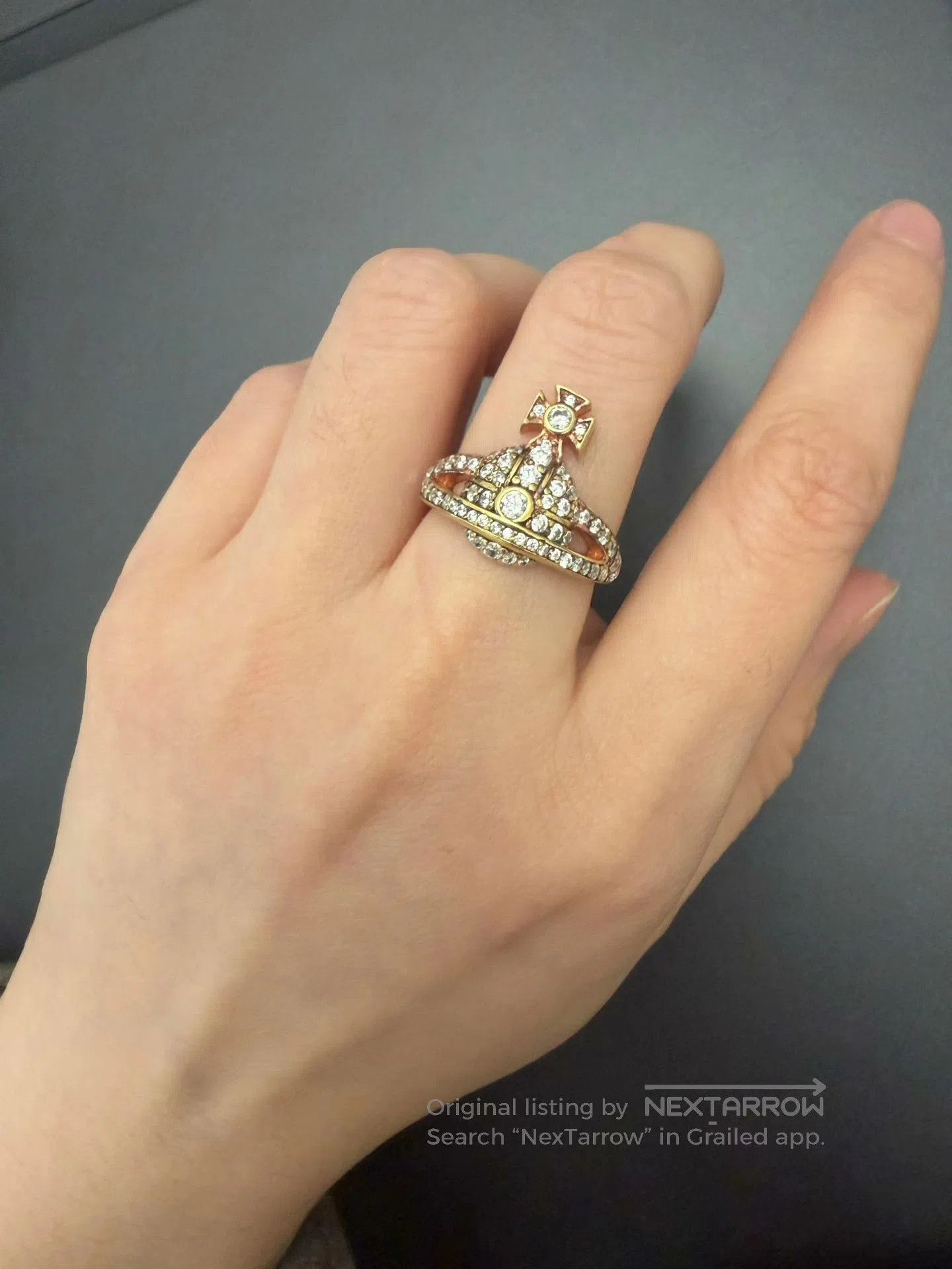 Vivienne Westwood Vivienne Westwood Saturn Ring. Size ONE SIZE - 1 Thumbnail
