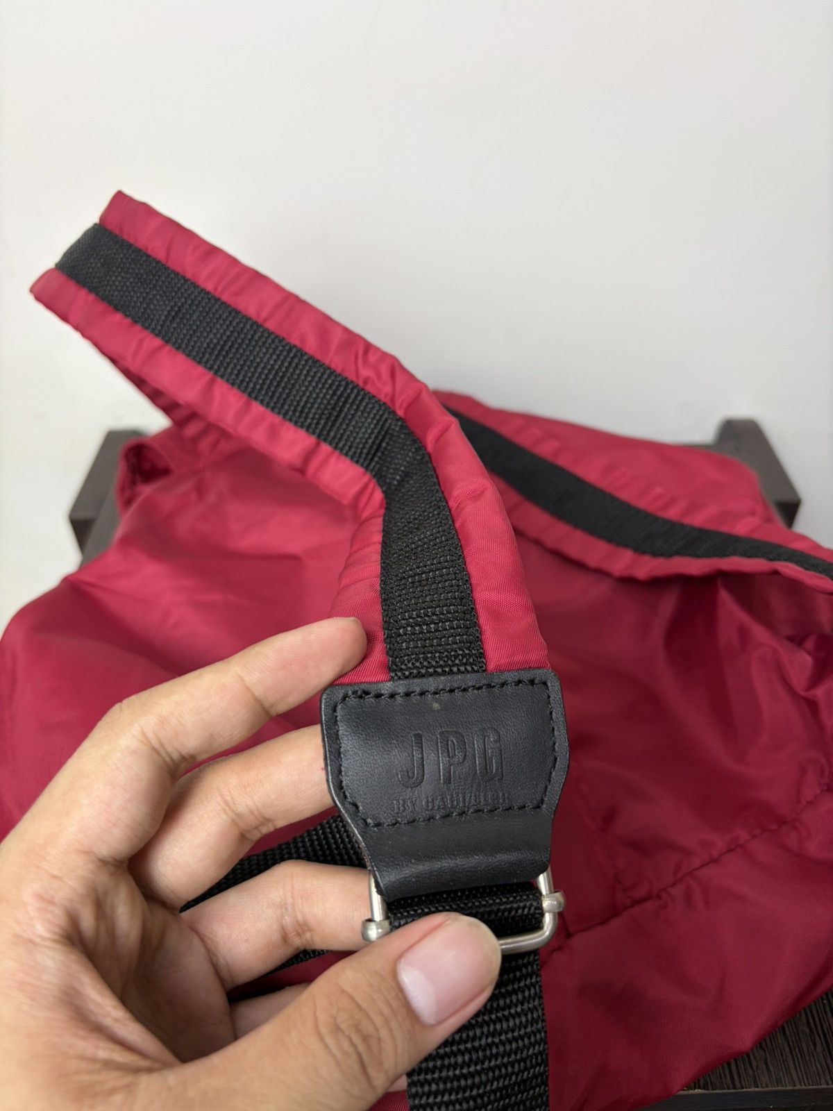Jean Paul Gaultier FREE TAX! Vintage JPG Nylon Cargo Pocket Rucksack Bag Size ONE SIZE - 6 Thumbnail