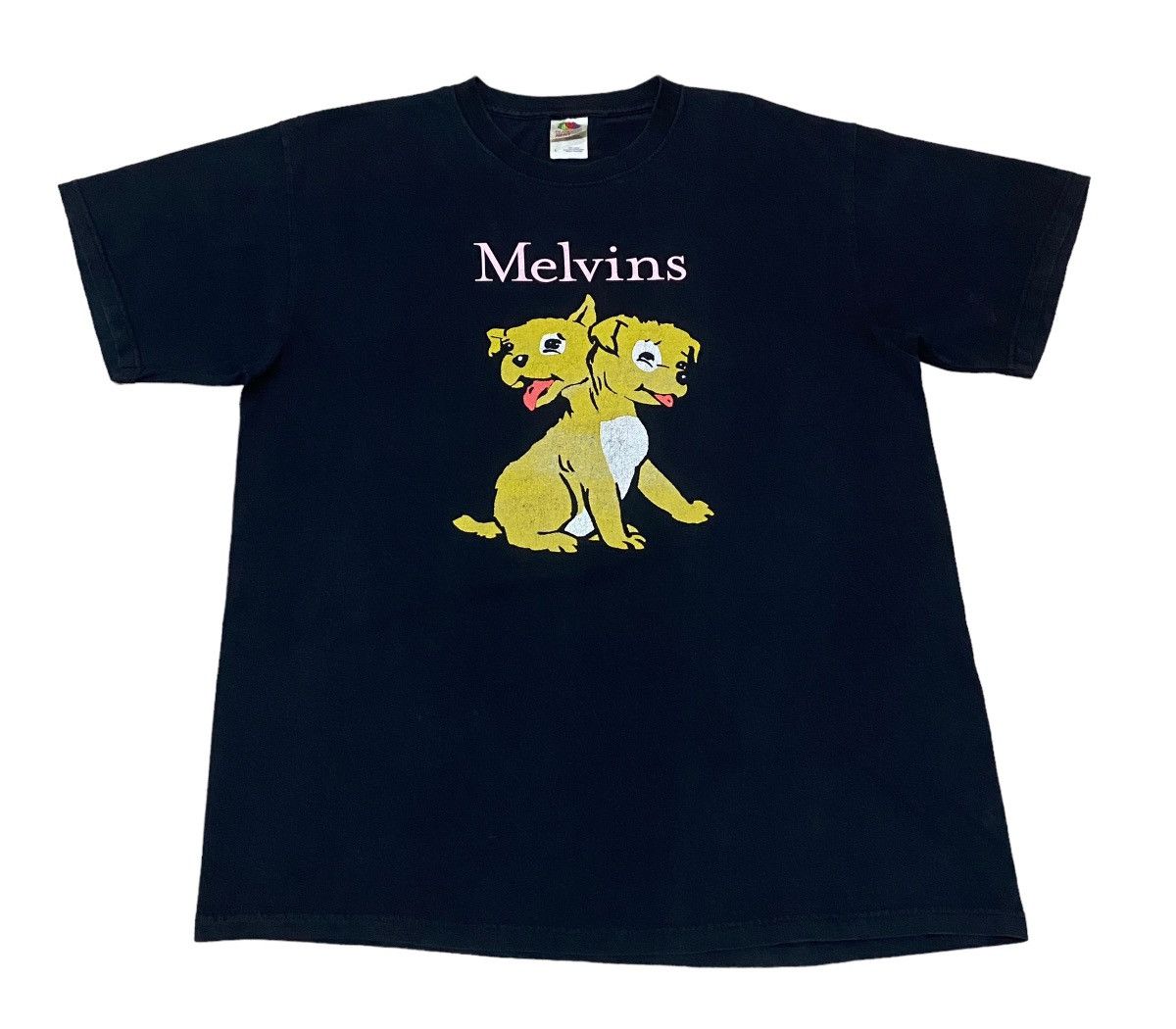 image of Rare Design Vintage Rock Band Melvins T-Shirt 2000S in Black, Men's (Size Large)