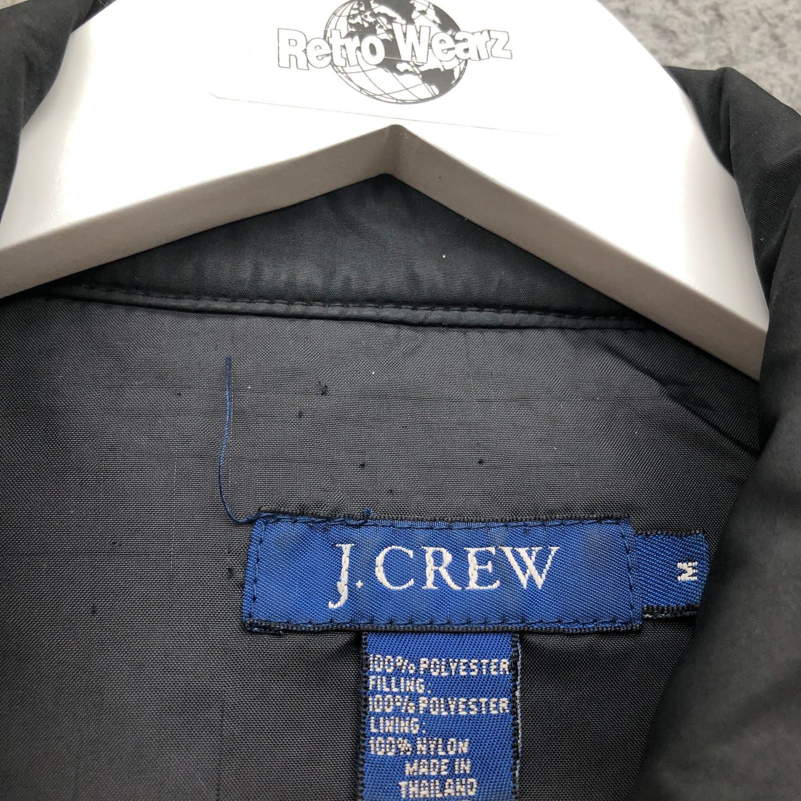 J.Crew J.Crew Quilted Puffer Jacket Womens Medium Long Sleeve Black Size M / US 6-8 / IT 42-44 - 3 Thumbnail