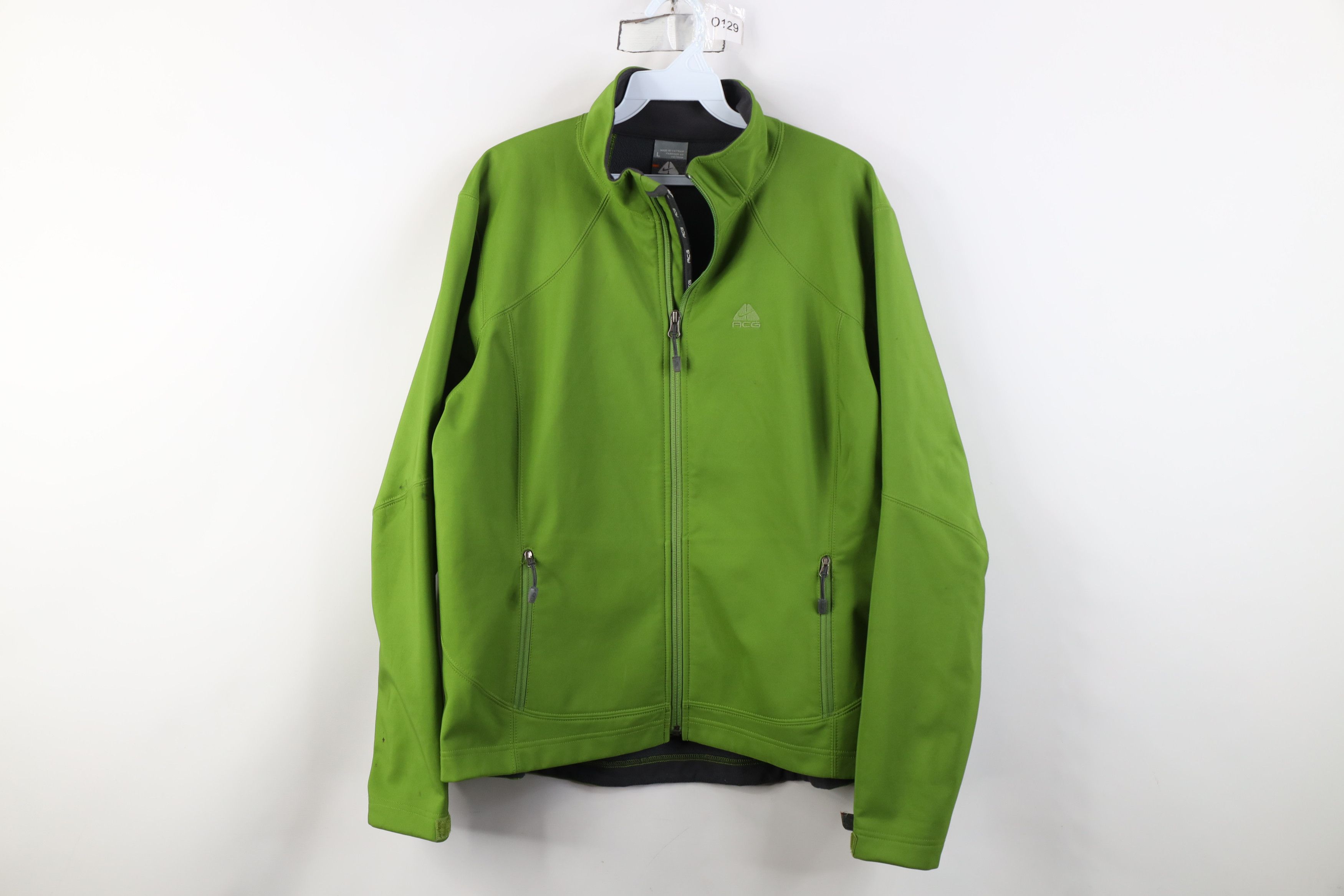 Nike Vintage Y2K Nike ACG Fleece Lined Softshell Jacket Green Size L / US 10 / IT 46 - 1 Thumbnail